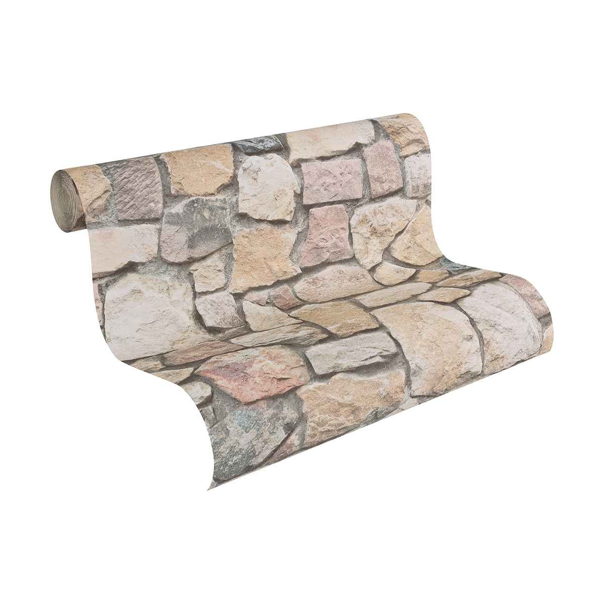 Morris Neutral Natural Stone Wallpaper - York Wallcoverings - AS692412 - York Wallcoverings Wallpaper