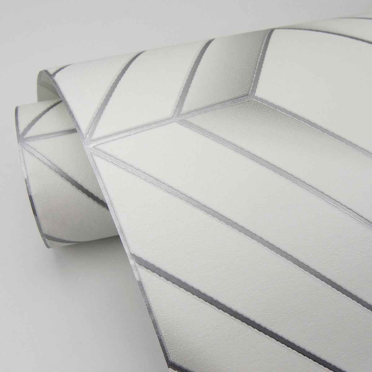 Filmore White Diamond Panes Wallpaper - York Wallcoverings - 4020-61400 - York Wallcoverings Wallpaper