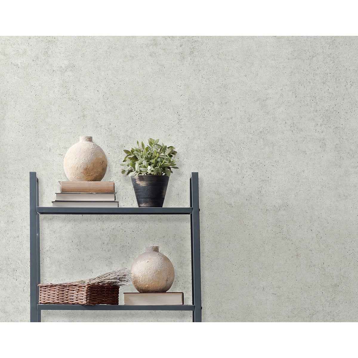 Joaquin Light Grey Faux Cement Wallpaper - York Wallcoverings - 4020-69309 - York Wallcoverings Wallpaper