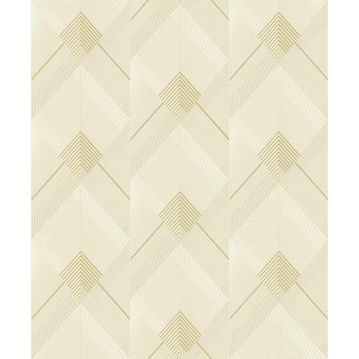 Raoul Butter Fanning Diamonds Wallpaper - York Wallcoverings - 4020-96707 - York Wallcoverings Wallpaper