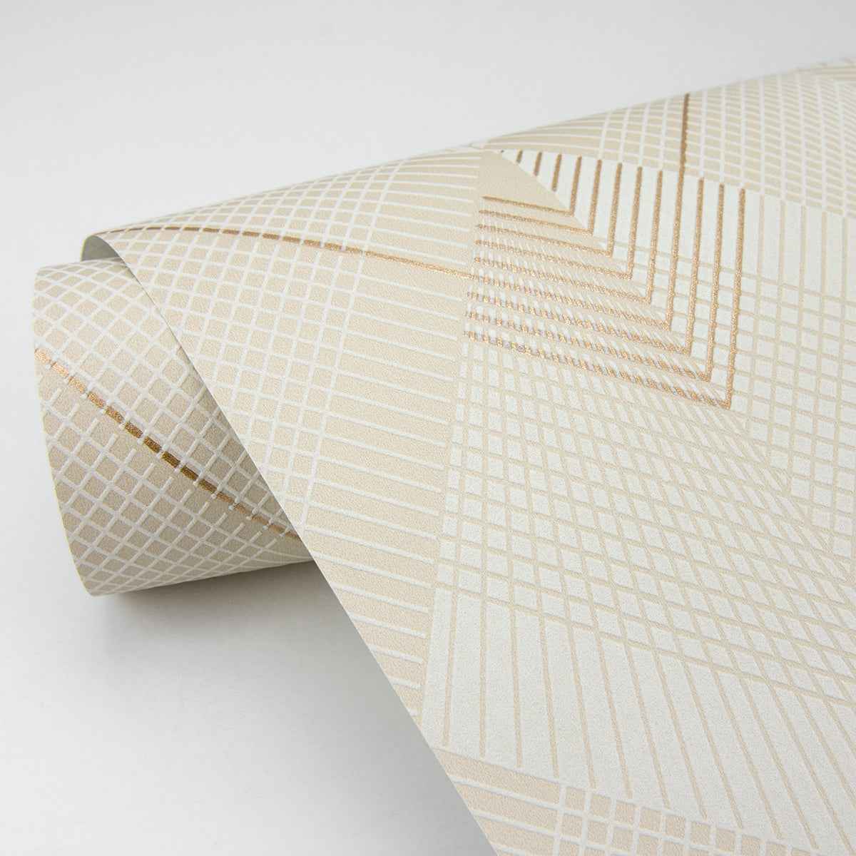 Raoul Butter Fanning Diamonds Wallpaper - York Wallcoverings - 4020-96707 - York Wallcoverings Wallpaper