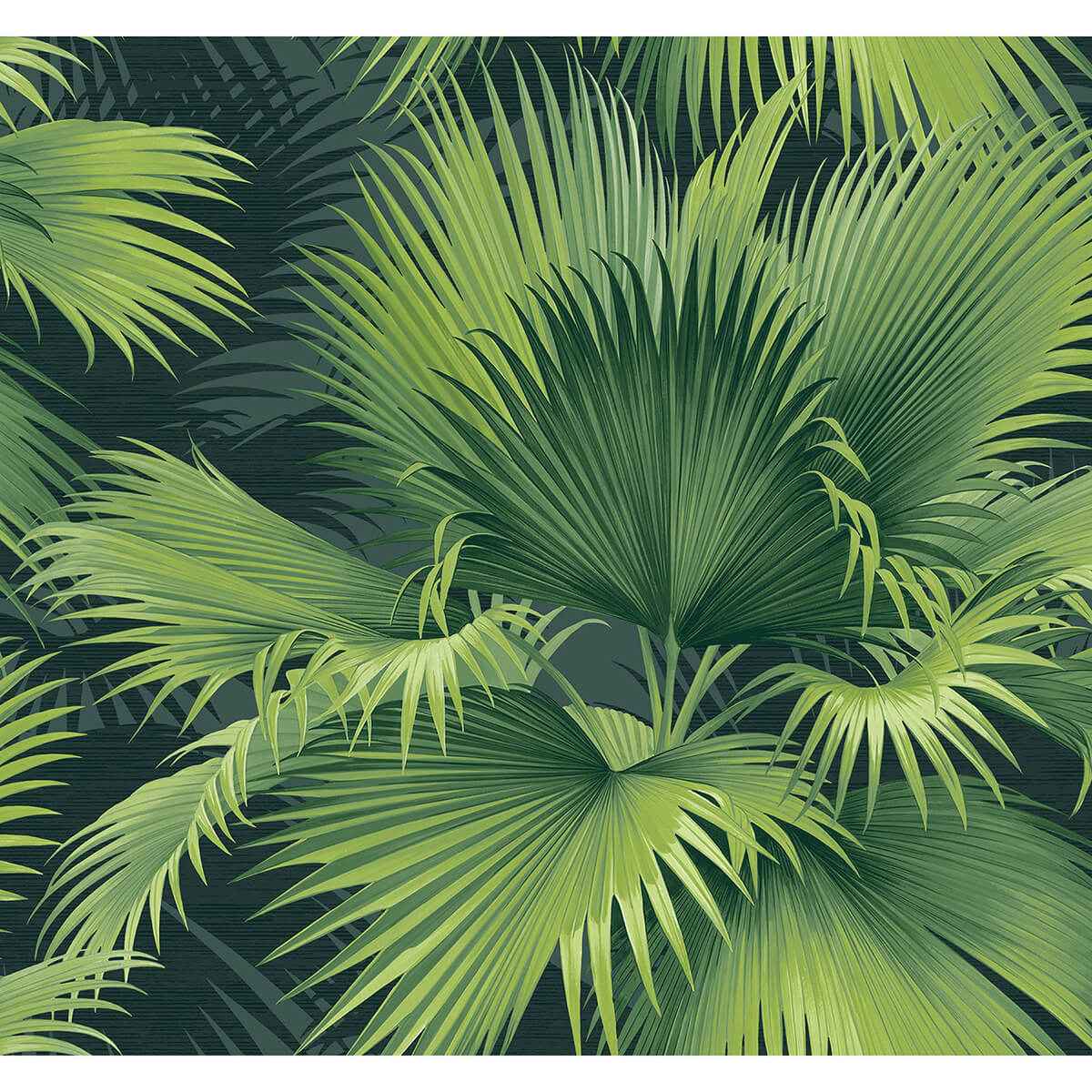 Summer Palm Dark Green Tropical Wallpaper - York Wallcoverings - 2927-40104 - York Wallcoverings Wallpaper