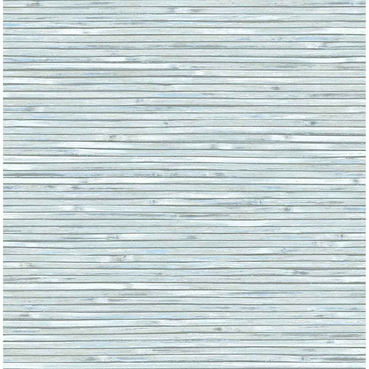 Bellport Sky Blue Wooden Slat Wallpaper - York Wallcoverings - 2927-81312 - York Wallcoverings Wallpaper