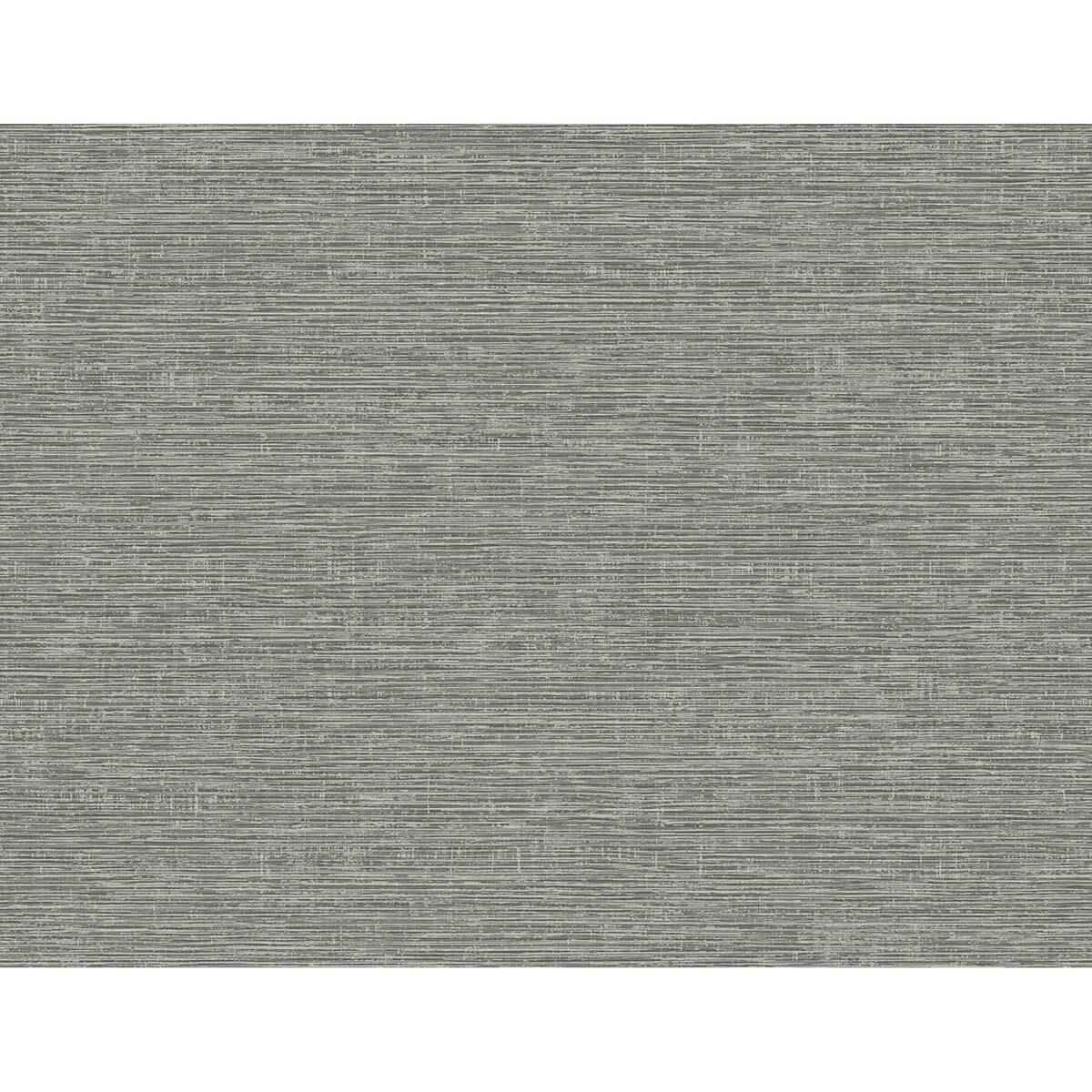 Tiverton Charcoal Faux Grasscloth Wallpaper - York Wallcoverings - 2927-81710