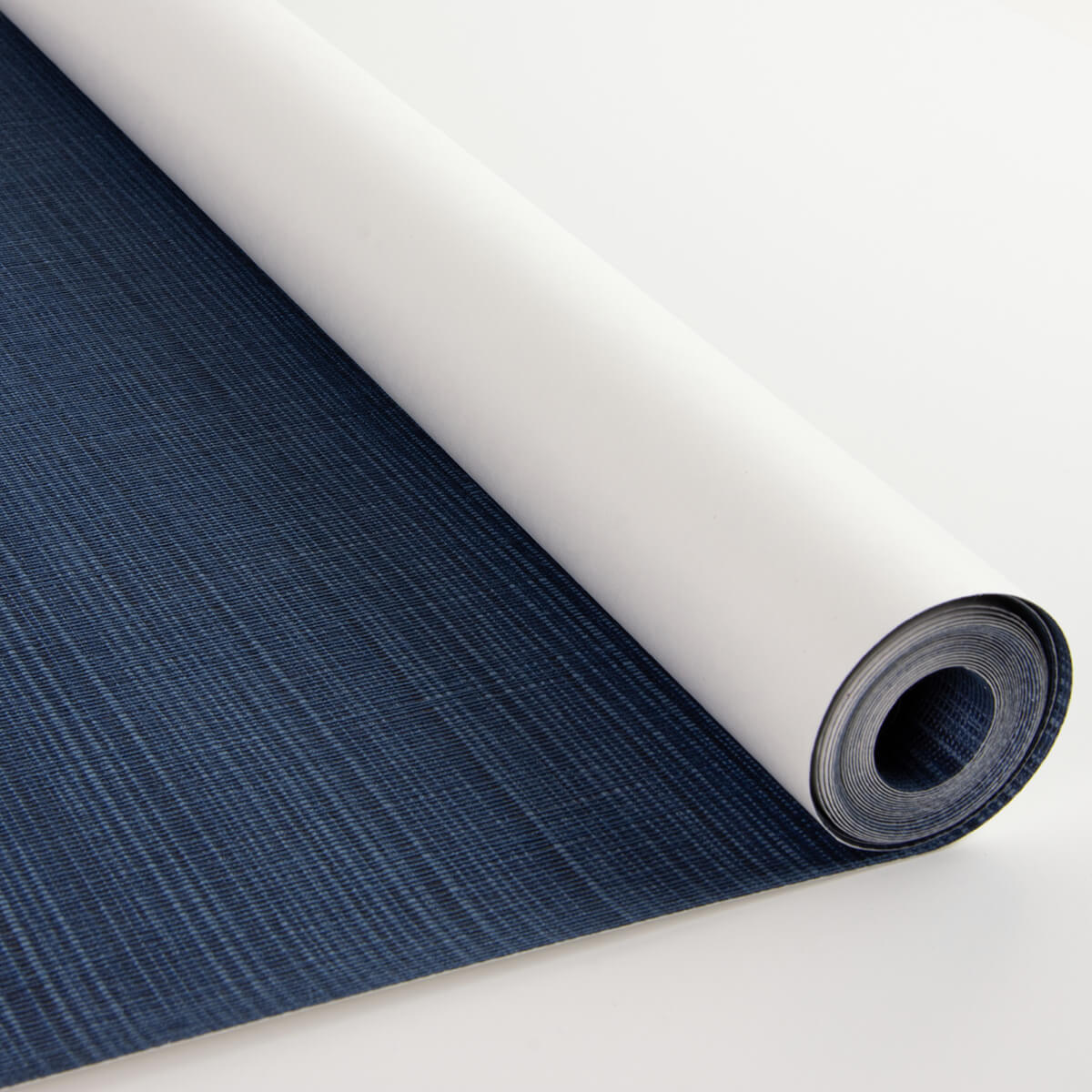 Indigo Crossweave String Peel and Stick Wallpaper - York Wallcoverings - NUS3959 - York Wallcoverings Wallpaper