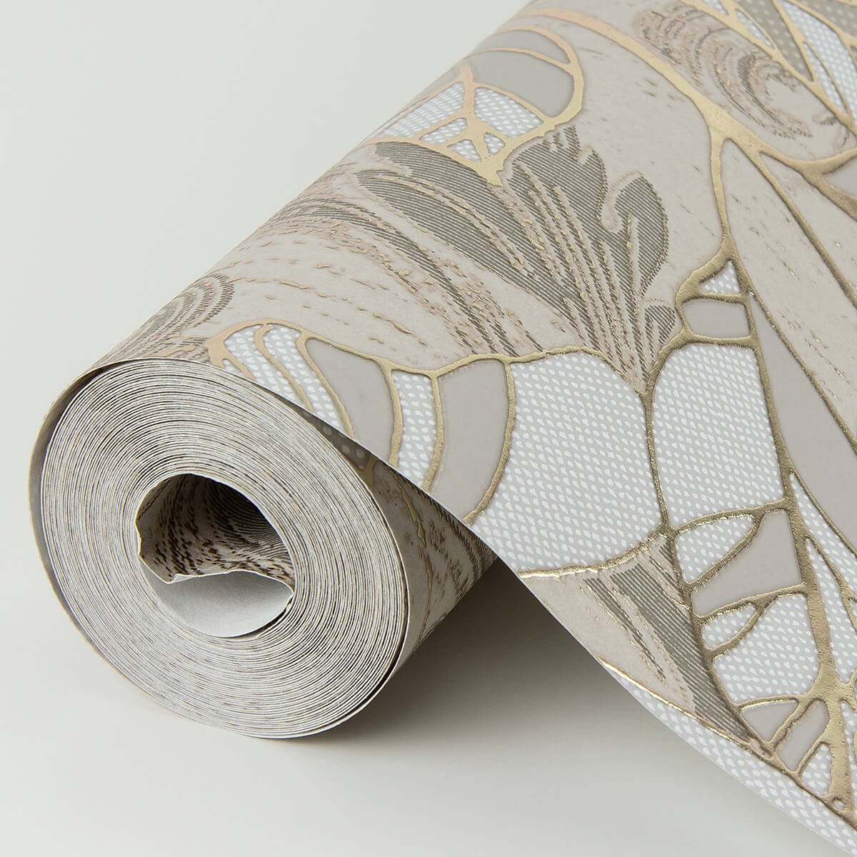 selene-gold-mucha-floral-wallpaper-york-wallcoverings-4019-86402 - York Wallcoverings Papel pintado