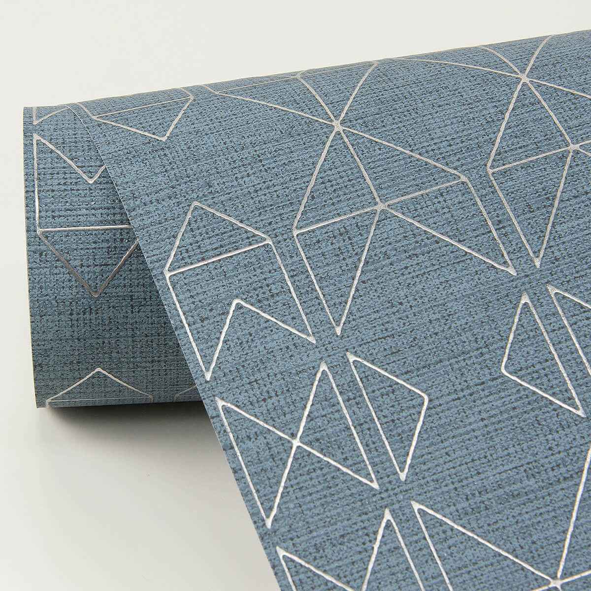 Paititi Denim Diamond Trellis Wallpaper - York Wallcoverings - 4019-86404 - York Wallcoverings Wallpaper