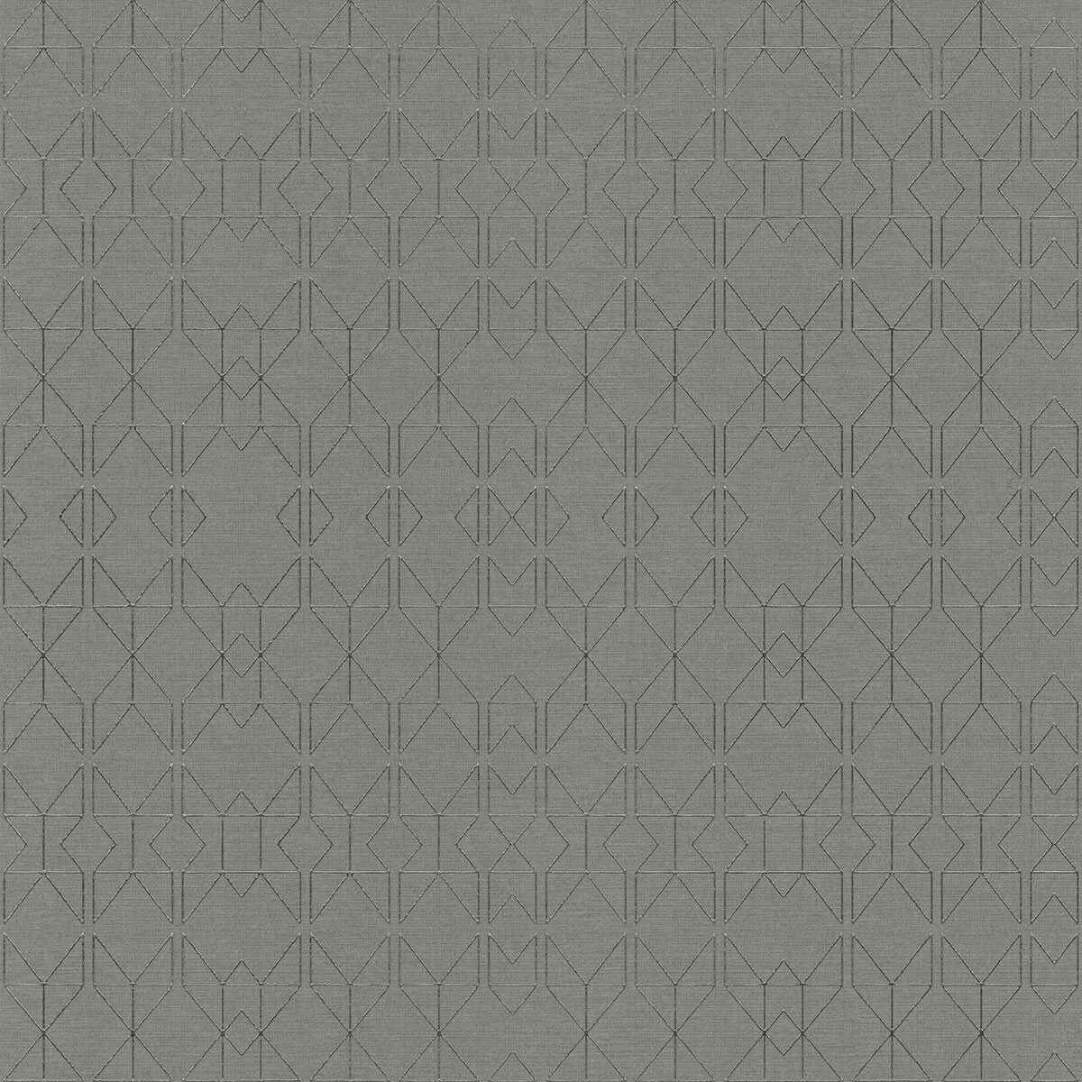 Paititi Sterling Diamond Trellis Wallpaper - York Wallcoverings - 4019-86405 - York Wallcoverings Wallpaper