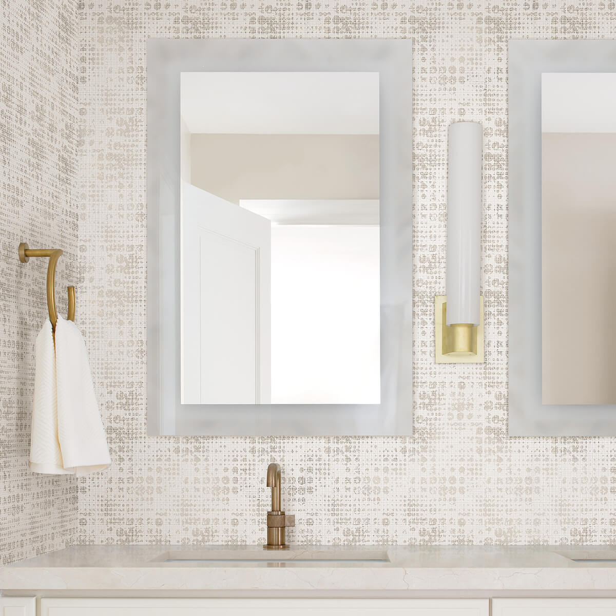 celeste-platinum-geometric-wallpaper-york-wallcoverings-4019-86408 - York Wallcoverings Wallpaper