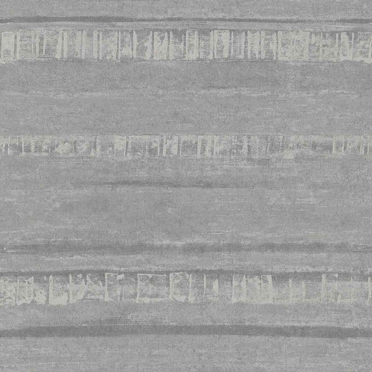 Rakasa Pewter Distressed Stripe Wallpaper - York Wallcoverings - 4019-86418 - York Wallcoverings Wallpaper