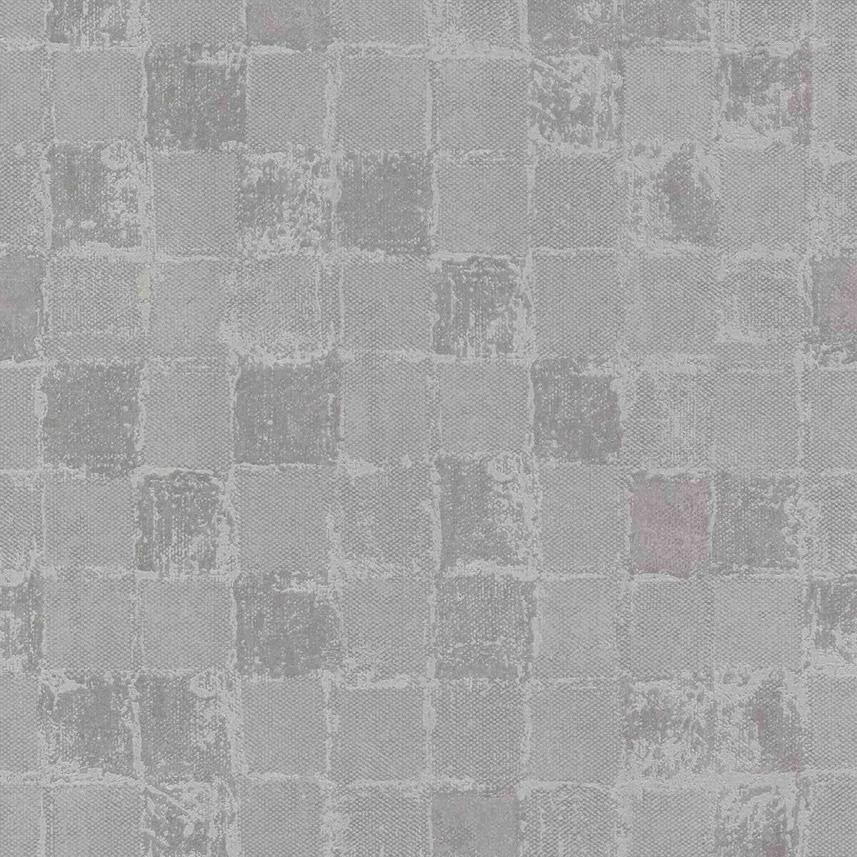 Varak Silver Checkerboard Wallpaper - York Wallcoverings - 4019-86421 - York Wallcoverings Wallpaper