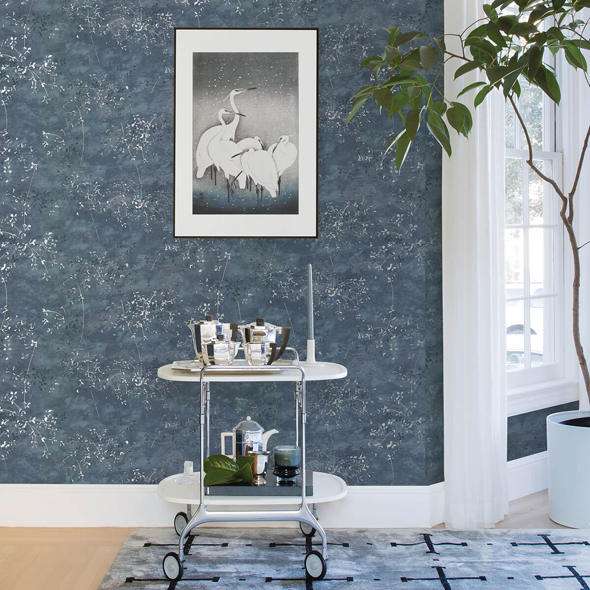 arian-blue-inkburst-wallpaper-york-wallcoverings-4019-86429 - York Wallcoverings Wallpaper
