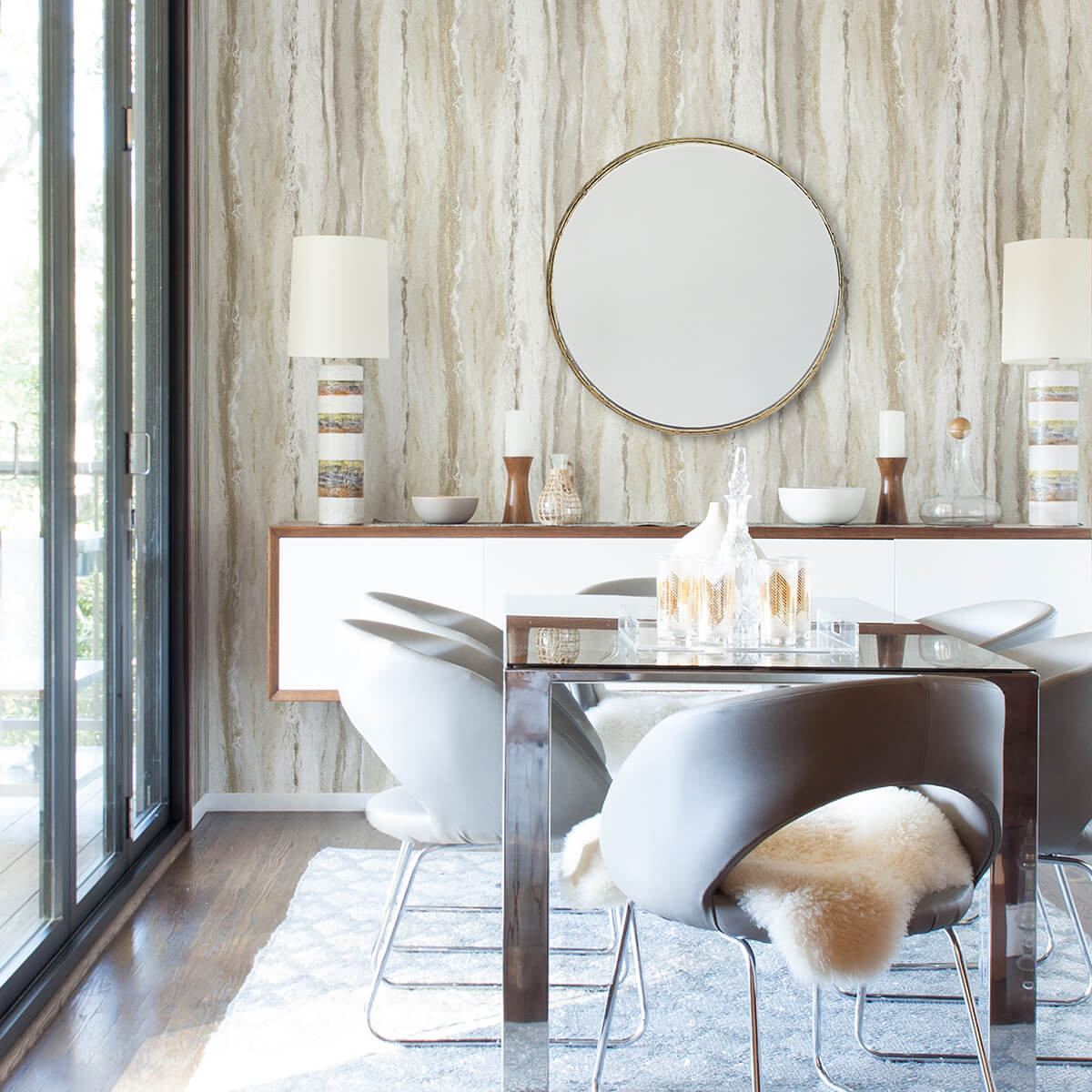 delesse-gold-marbled-wallpaper-york-wallcoverings-4019-86461 - York Wallcoverings Papel pintado