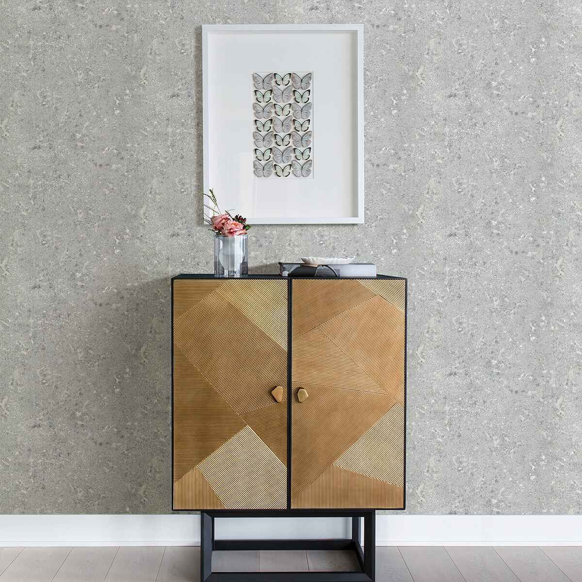 Kulta Silver Cemented Wallpaper - York Wallcoverings - 4019-86472 - York Wallcoverings Wallpaper