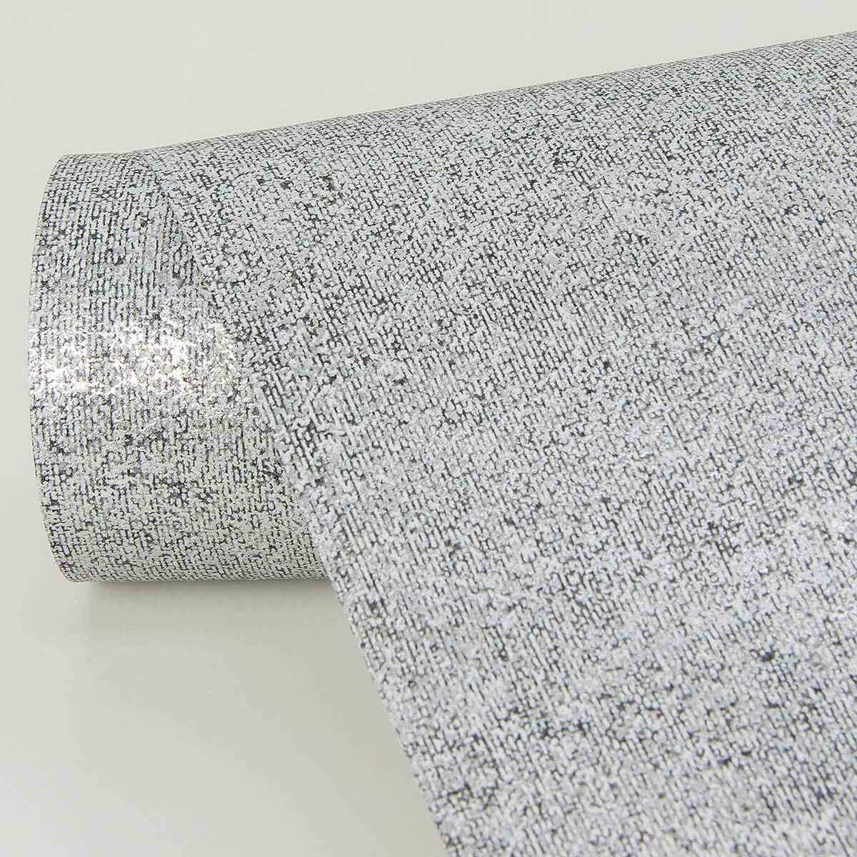 Nysa Silver High Gloss Wallpaper - York Wallcoverings - 4019-86483