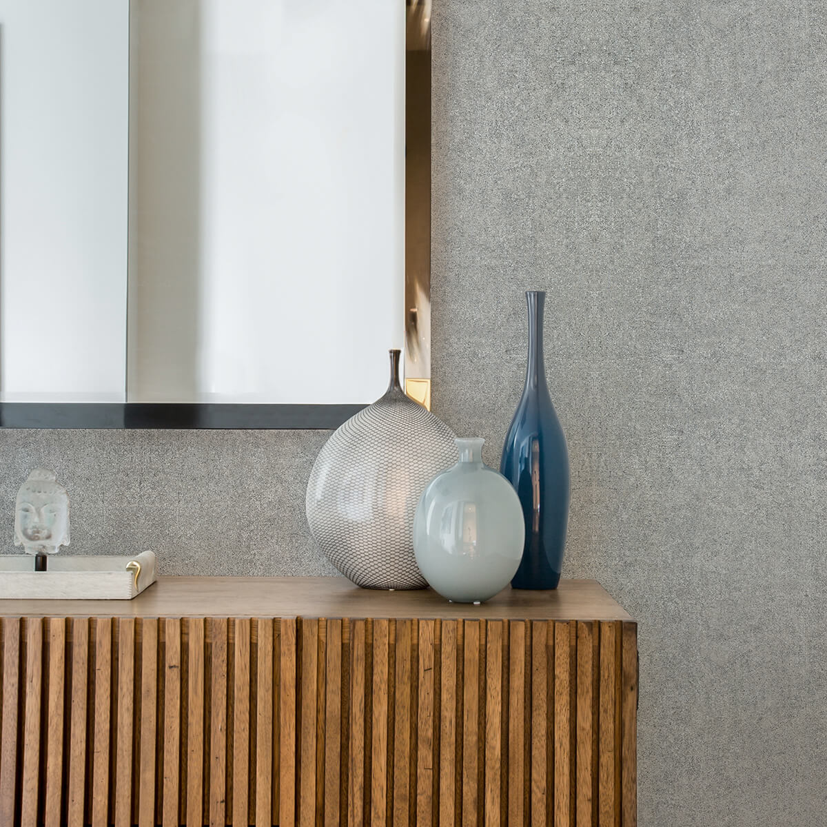 nysa-silver-high-gloss-wallpaper-york-wallcoverings-4019-86483 - York Wallcoverings Papel pintado