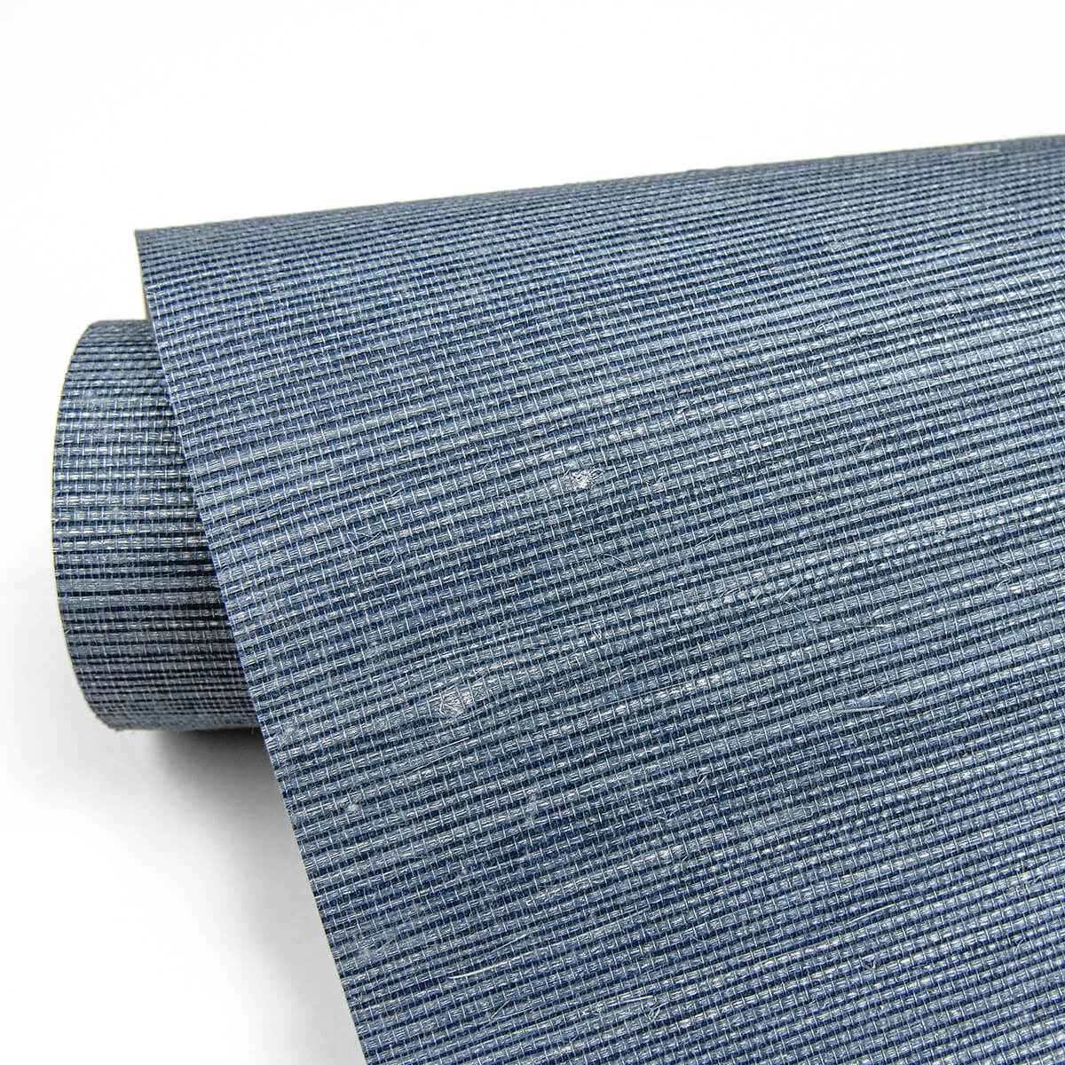 Lamphu Blue Sisal Grasscloth Wallpaper - York Wallcoverings - 2829-82026 - York Wallcoverings Wallpaper