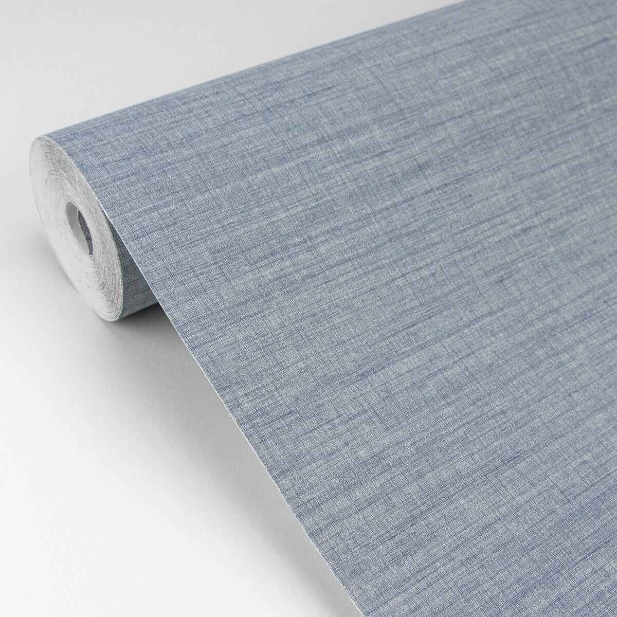 Essence Light Blue Linen Texture Wallpaper - York Wallcoverings - 2829-82062 - York Wallcoverings Wallpaper