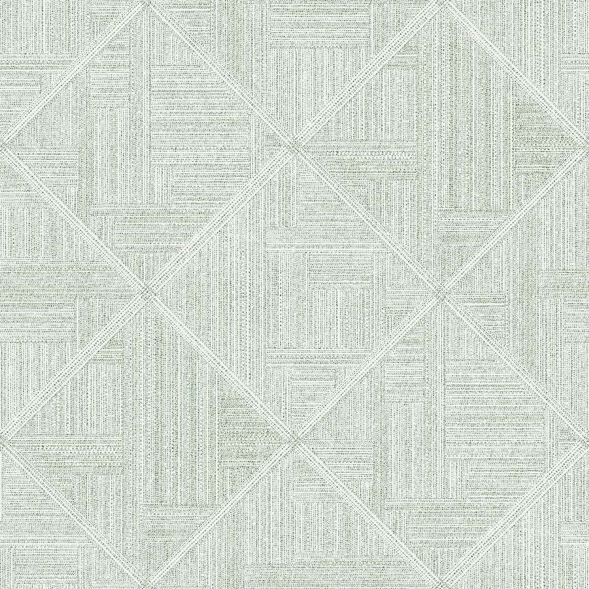 Cade Green Geometric Wallpaper - York Wallcoverings - 2975-26211