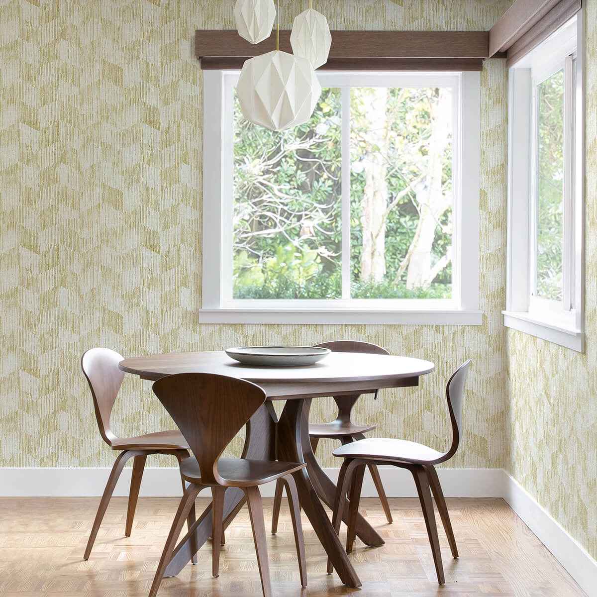 Demi Yellow Distressed Wallpaper - York Wallcoverings - 2975-26213 - York Wallcoverings Wallpaper