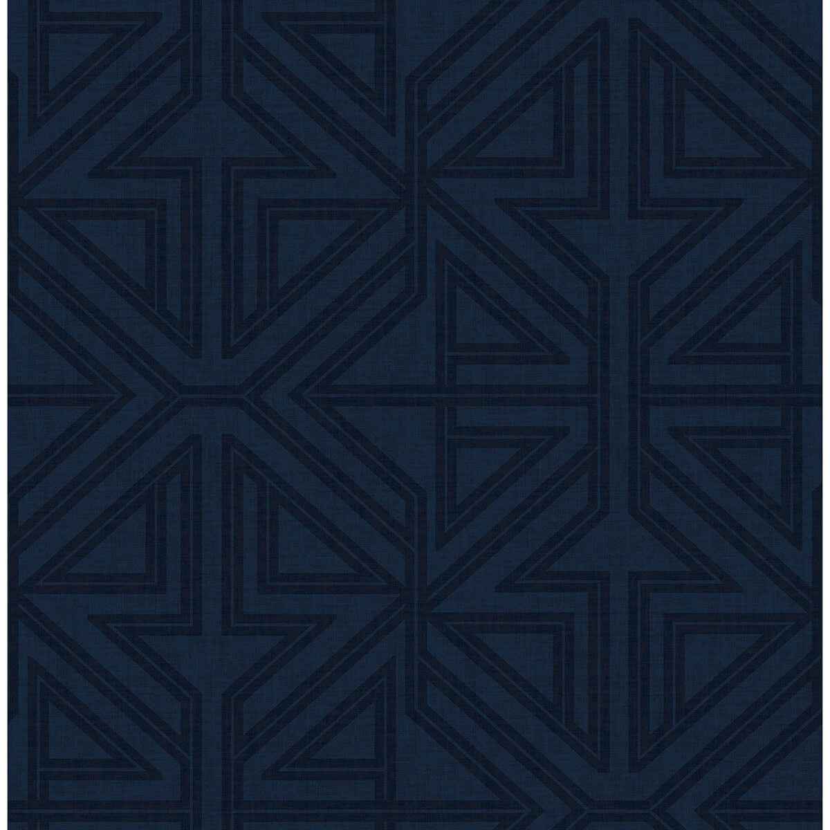Kachel Indigo Geometric Wallpaper - York Wallcoverings - 2975-26226 - York Wallcoverings Wallpaper