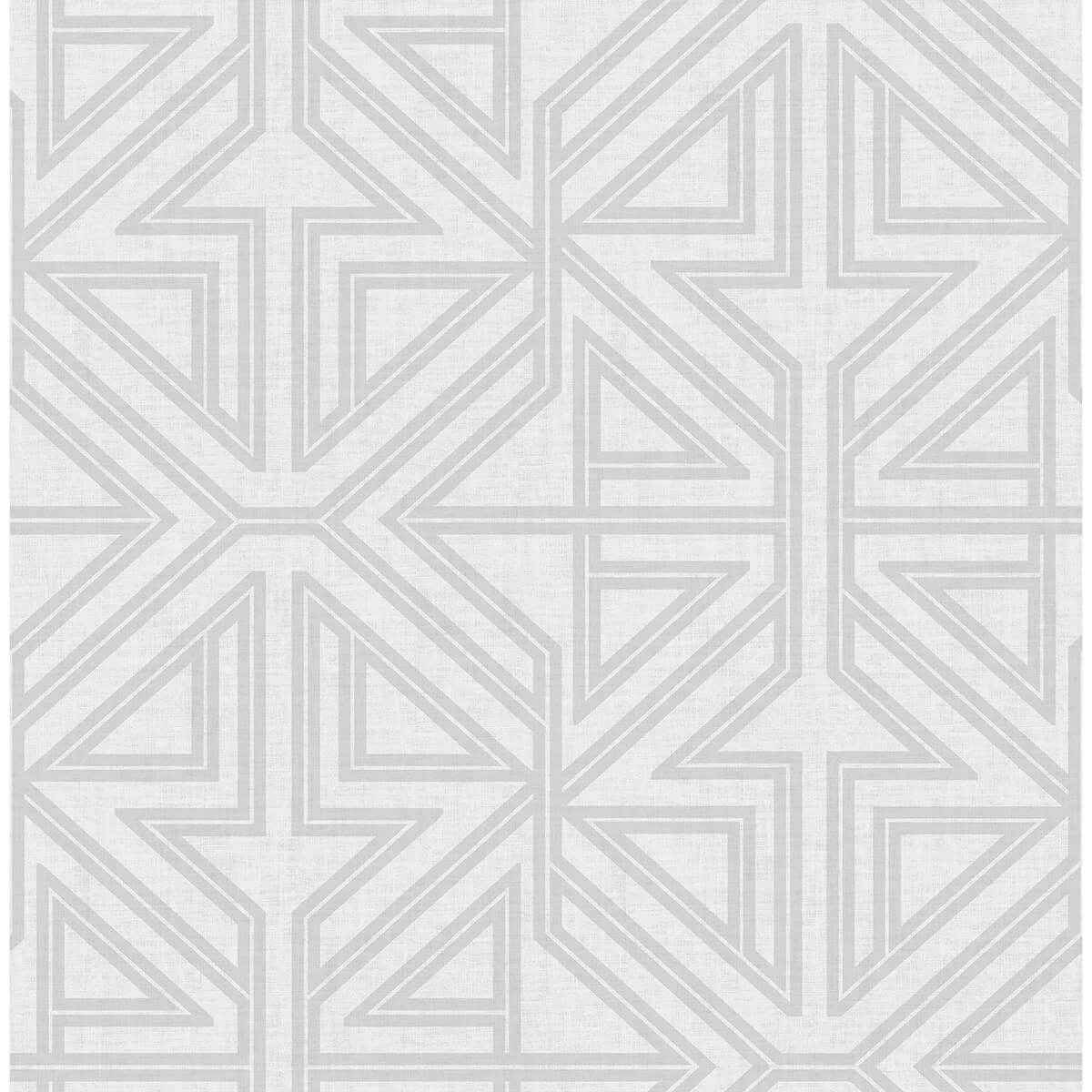 Kachel Grey Geometric Wallpaper - York Wallcoverings - 2975-26227