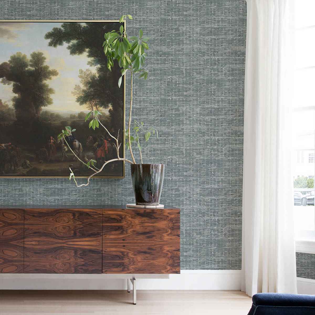 Samos Grey Grey Texture Wallpaper - York Wallcoverings - 2975-26254 - York Wallcoverings Wallpaper