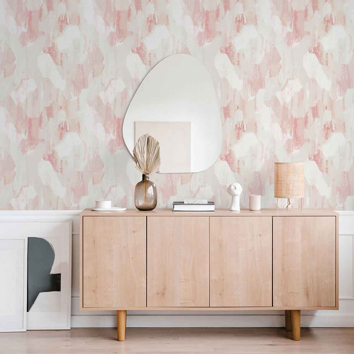 Mahi Blush Abstract Wallpaper - York Wallcoverings - 2975-26259 - York Wallcoverings Wallpaper