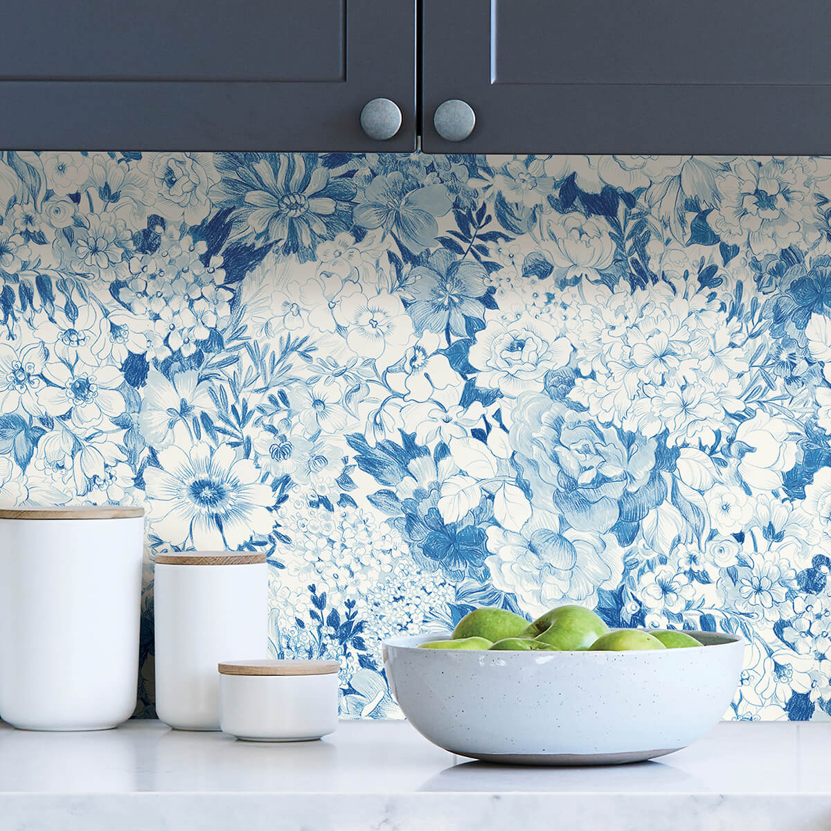 indigo-empress-garden-peel-and-stick-wallpaper-york-wallcoverings-nus3833 - York Wallcoverings Wallpaper