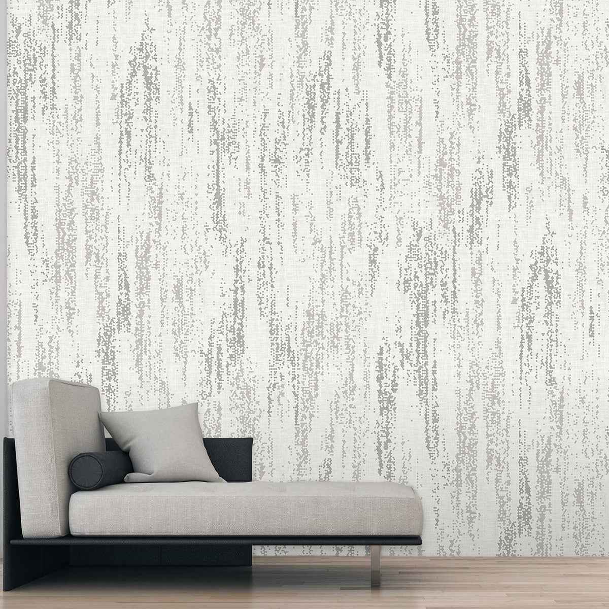 Rainfall Dove Grey Wall Mural - York Wallcoverings - ASTM3916 - York Wallcoverings Wallpaper
