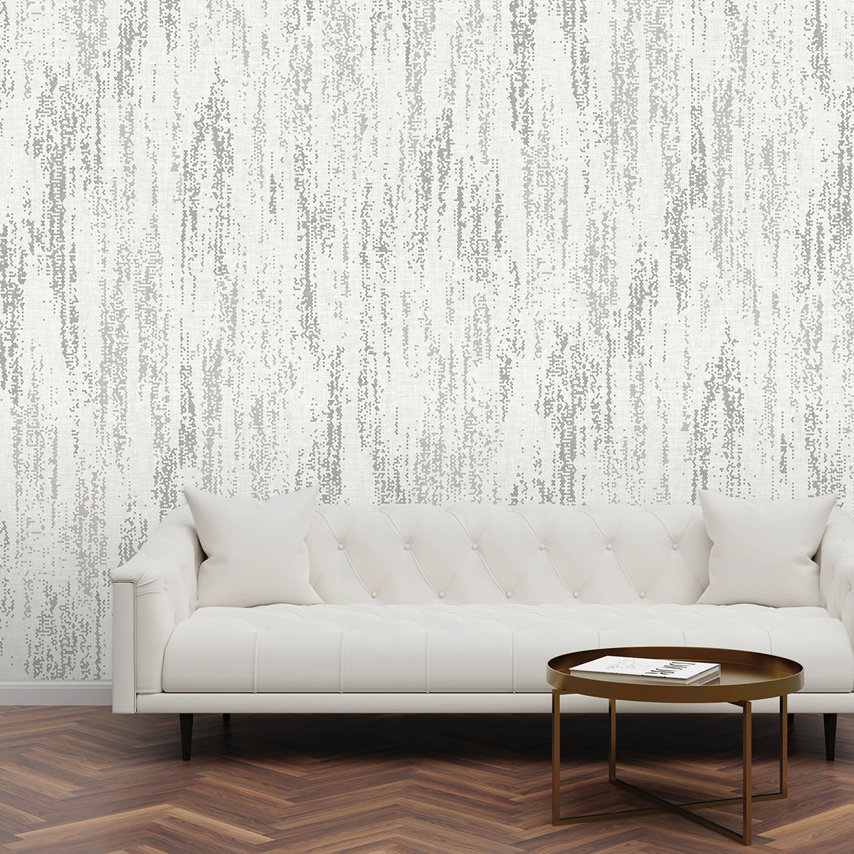 rainfall-dove-grey-wall-mural-york-wallcoverings-astm3916 - York Wallcoverings Wallpaper