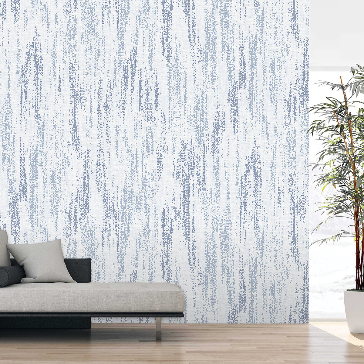 rainfall-ocean-blue-wall-mural-york-wallcoverings-astm3917 - York Wallcoverings Wallpaper