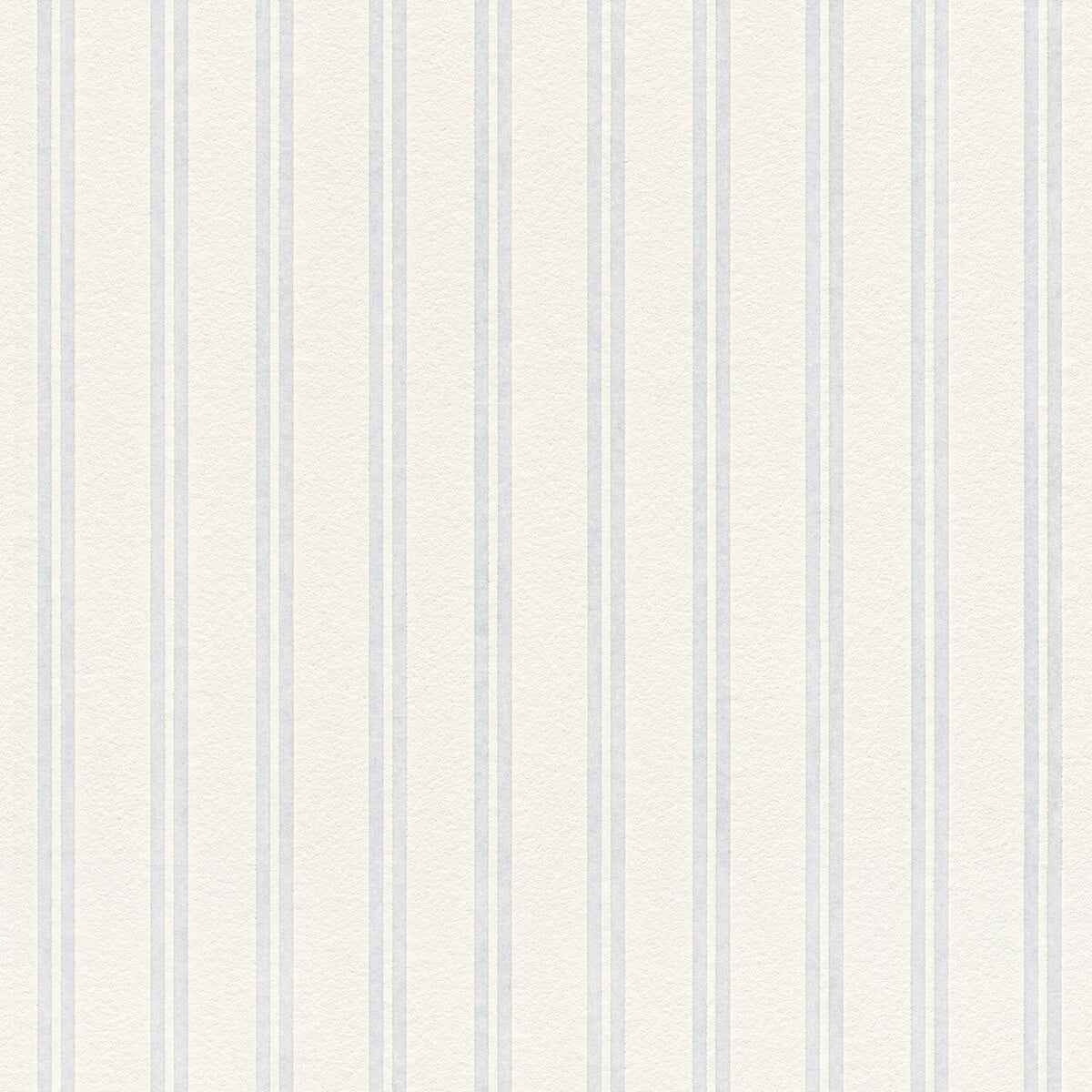 Elliott White Paintble Stripe Wallpaper - York Wallcoverings - 4000-2435-15
