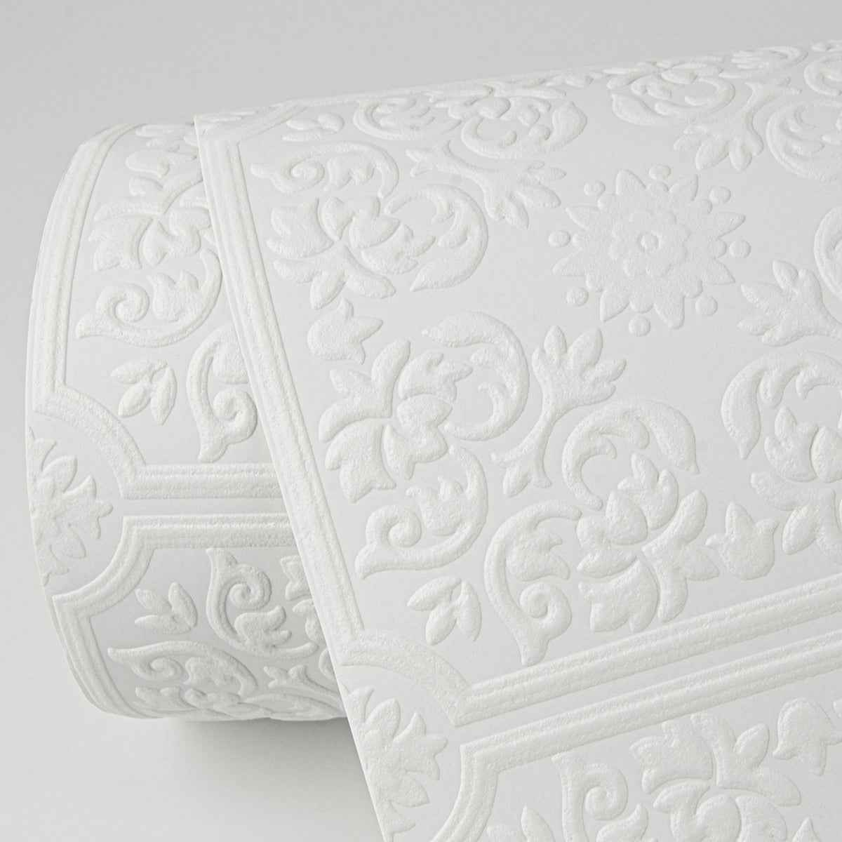 Nico White Square Paintable Wallpaper - York Wallcoverings - 4000-96291 - York Wallcoverings Wallpaper