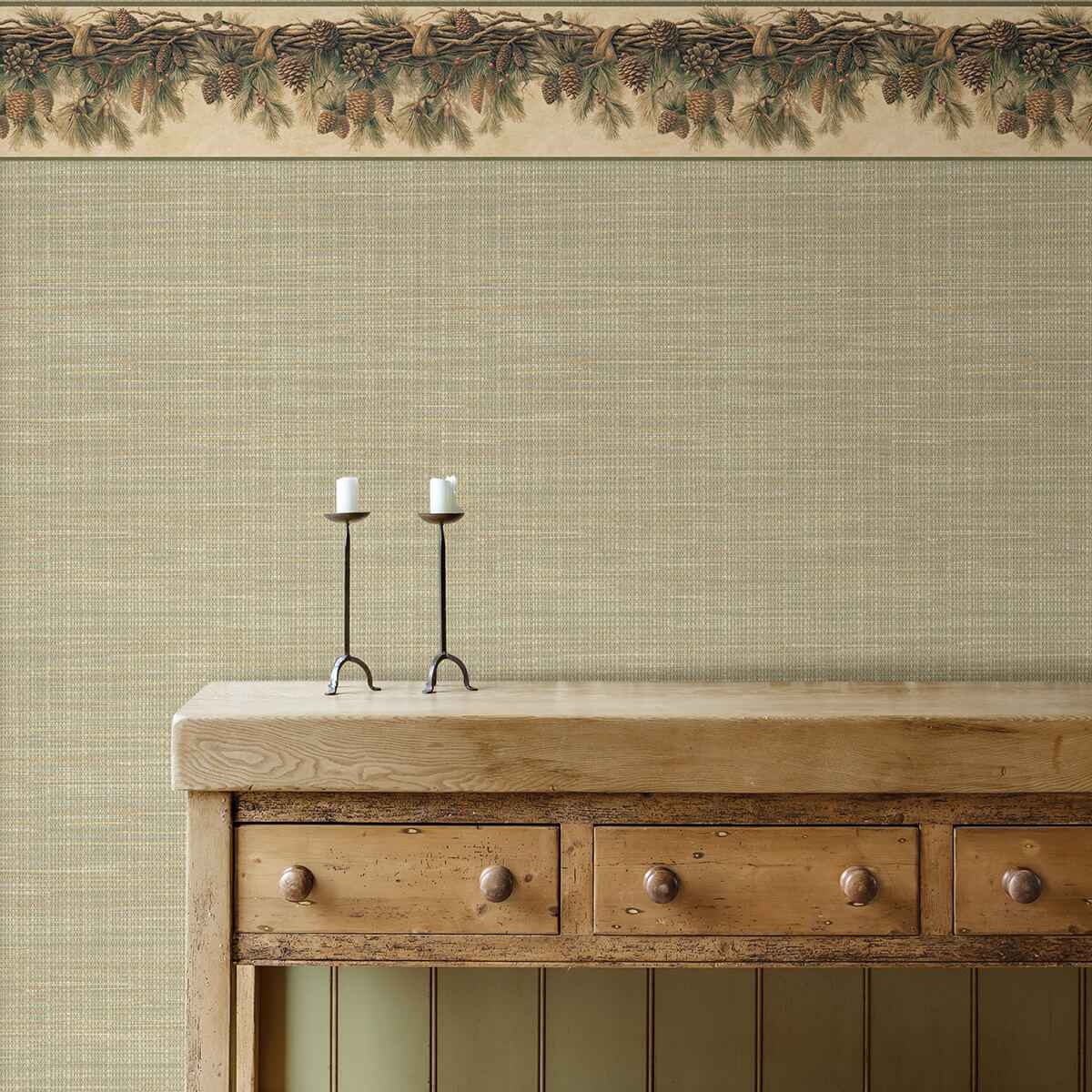 Kent Seafoam Woven Wallpaper - York Wallcoverings - 3123-01694 - York Wallcoverings Wallpaper