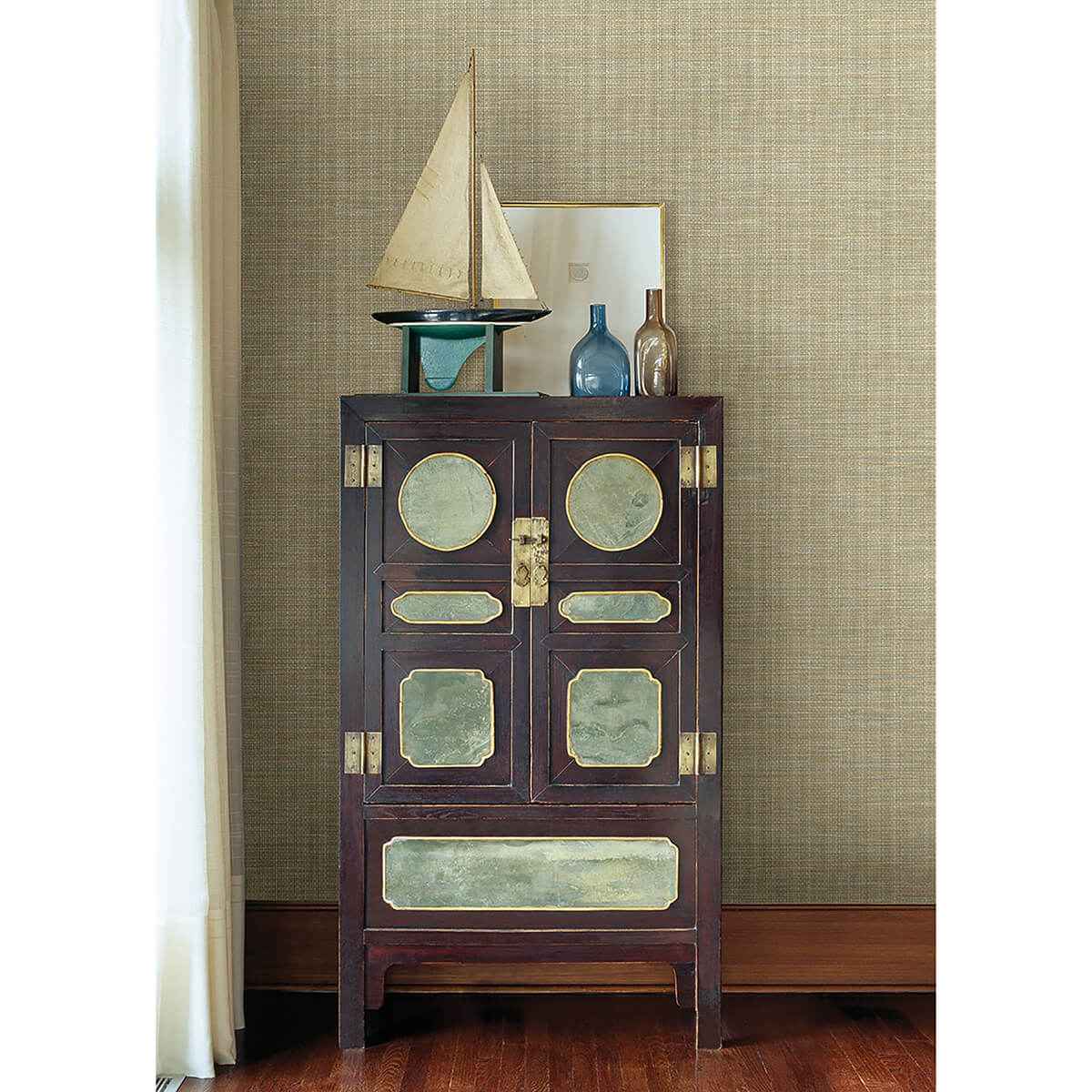 Kent Seafoam Woven Wallpaper - York Wallcoverings - 3123-01694 - York Wallcoverings Wallpaper