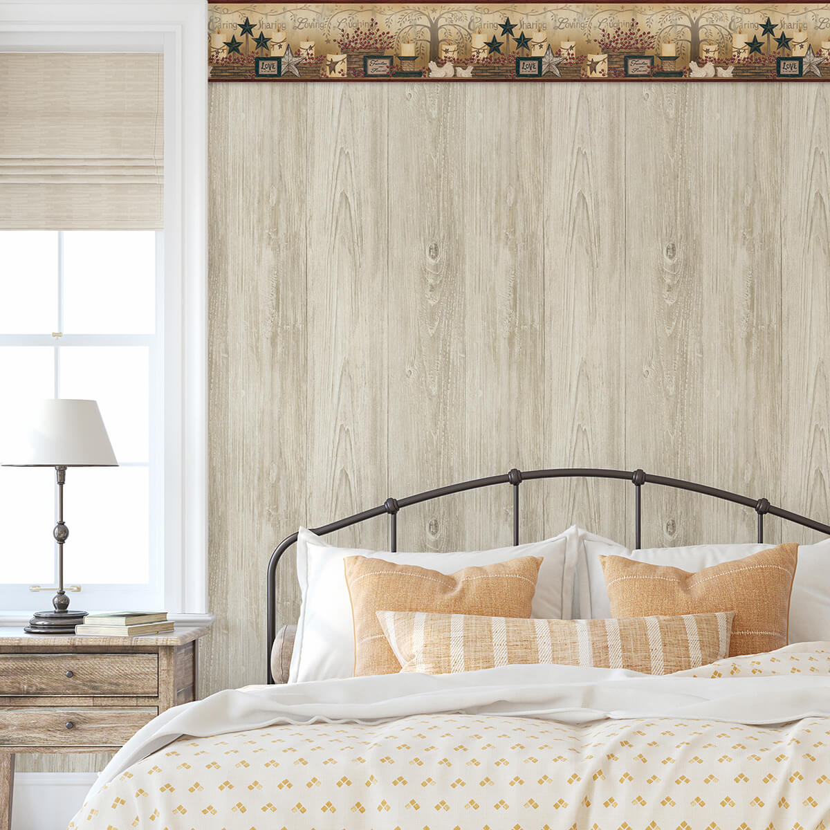 caring-candles-red-country-wallpaper-york-wallcoverings-3123-2281 - York Wallcoverings Wallpaper