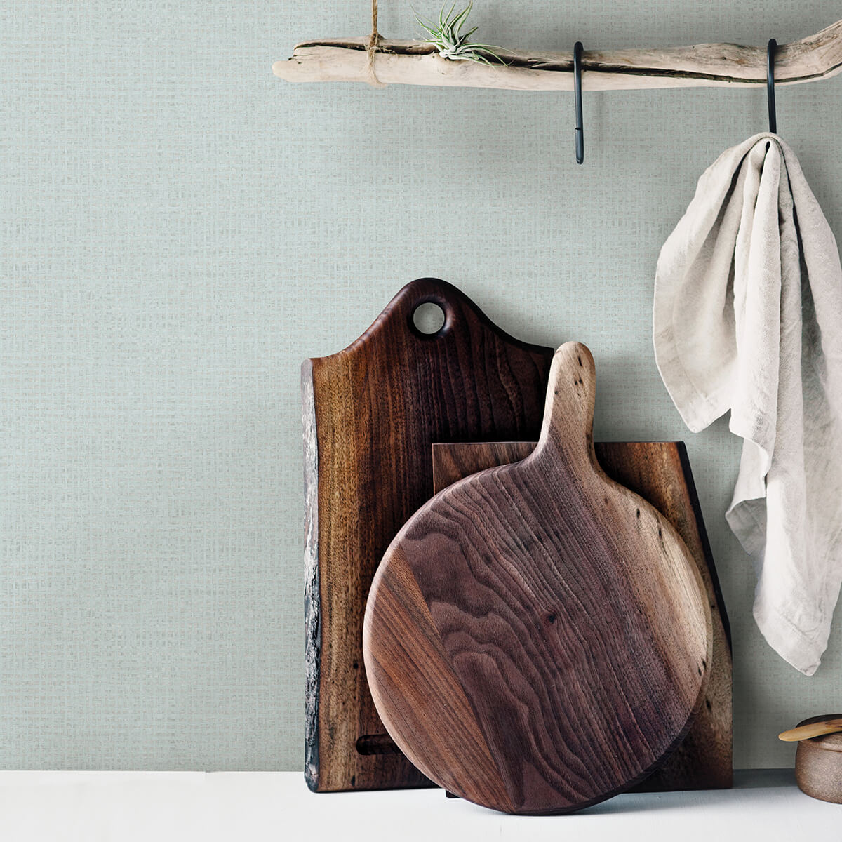 nimmie-seafoam-basketweave-wallpaper-york-wallcoverings-3123-10012 - York Wallcoverings Papel pintado