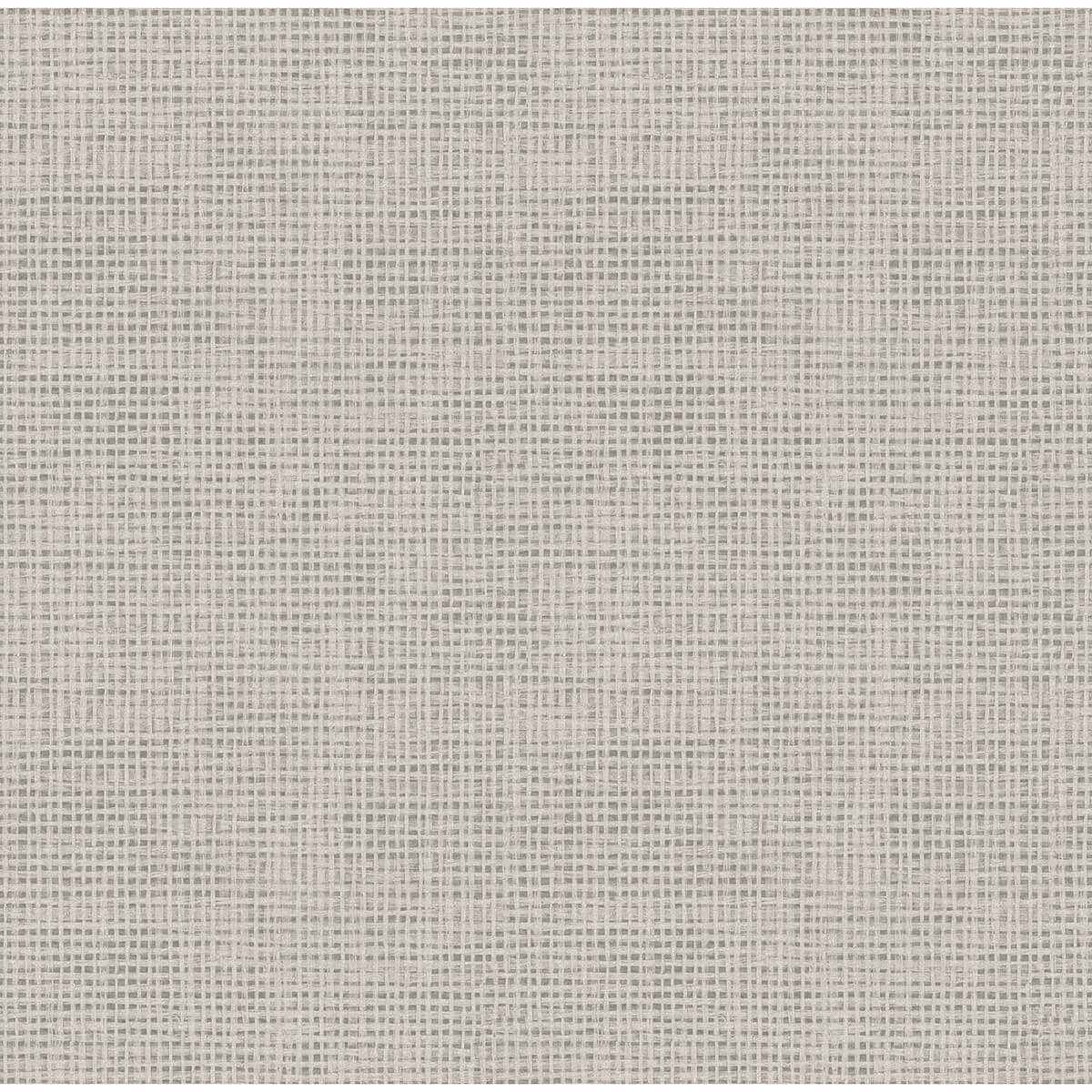 Nimmie Grey Basketweave Wallpaper - York Wallcoverings - 3123-10020 - York Wallcoverings Wallpaper