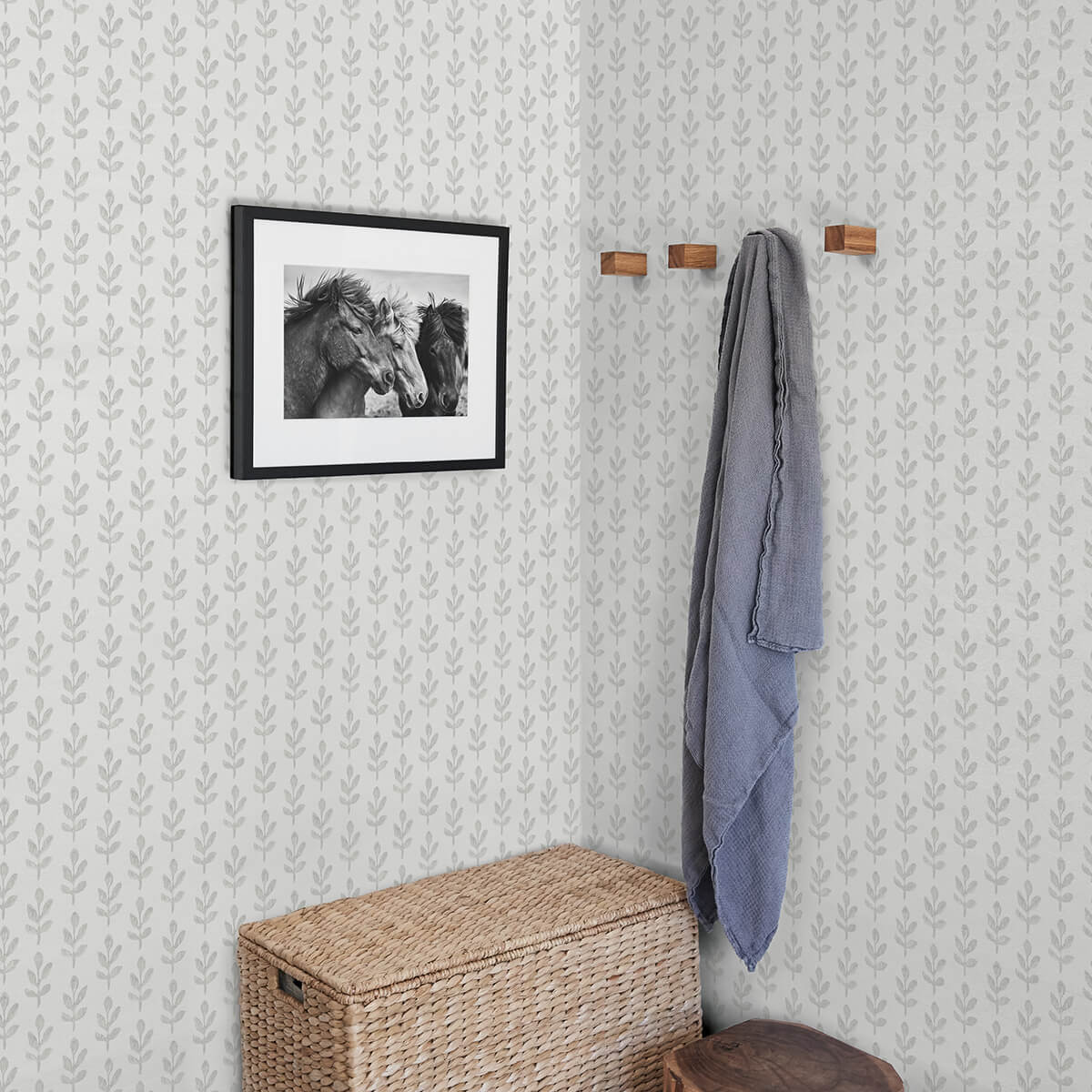 whiskers-light-grey-leaf-wallpaper-york-wallcoverings-3123-13842 - York Wallcoverings Papel pintado