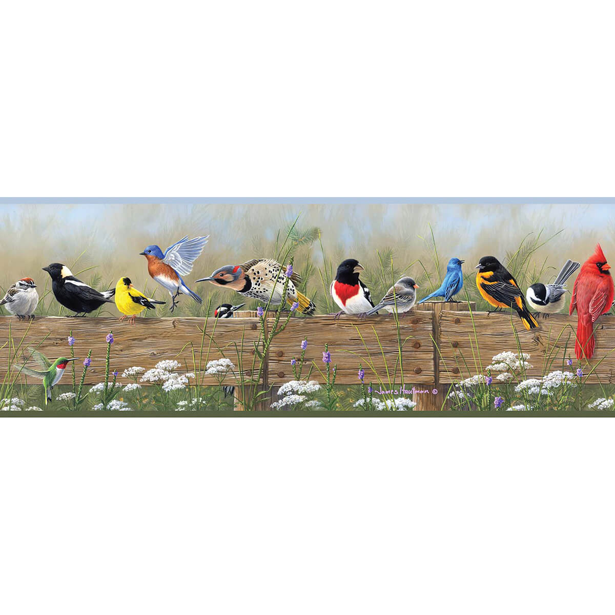flock-multicolor-menagerie-wallpaper-york-wallcoverings-3123-44671 - York Wallcoverings Wallpaper