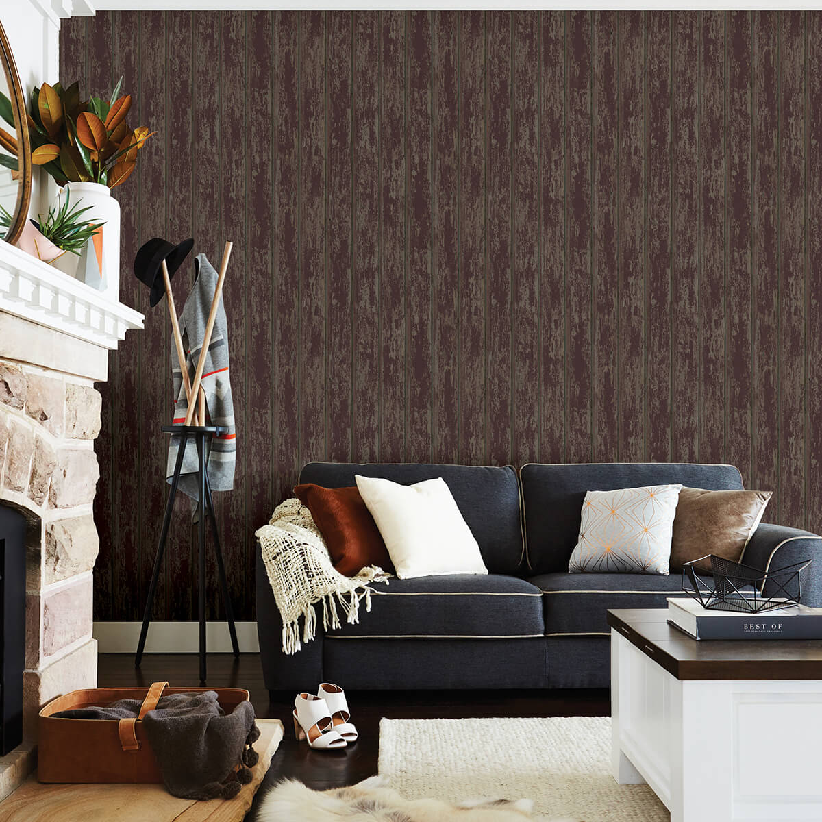 whitman-red-weathered-wood-wallpaper-york-wallcoverings-3123-66103 - York Wallcoverings Papel pintado