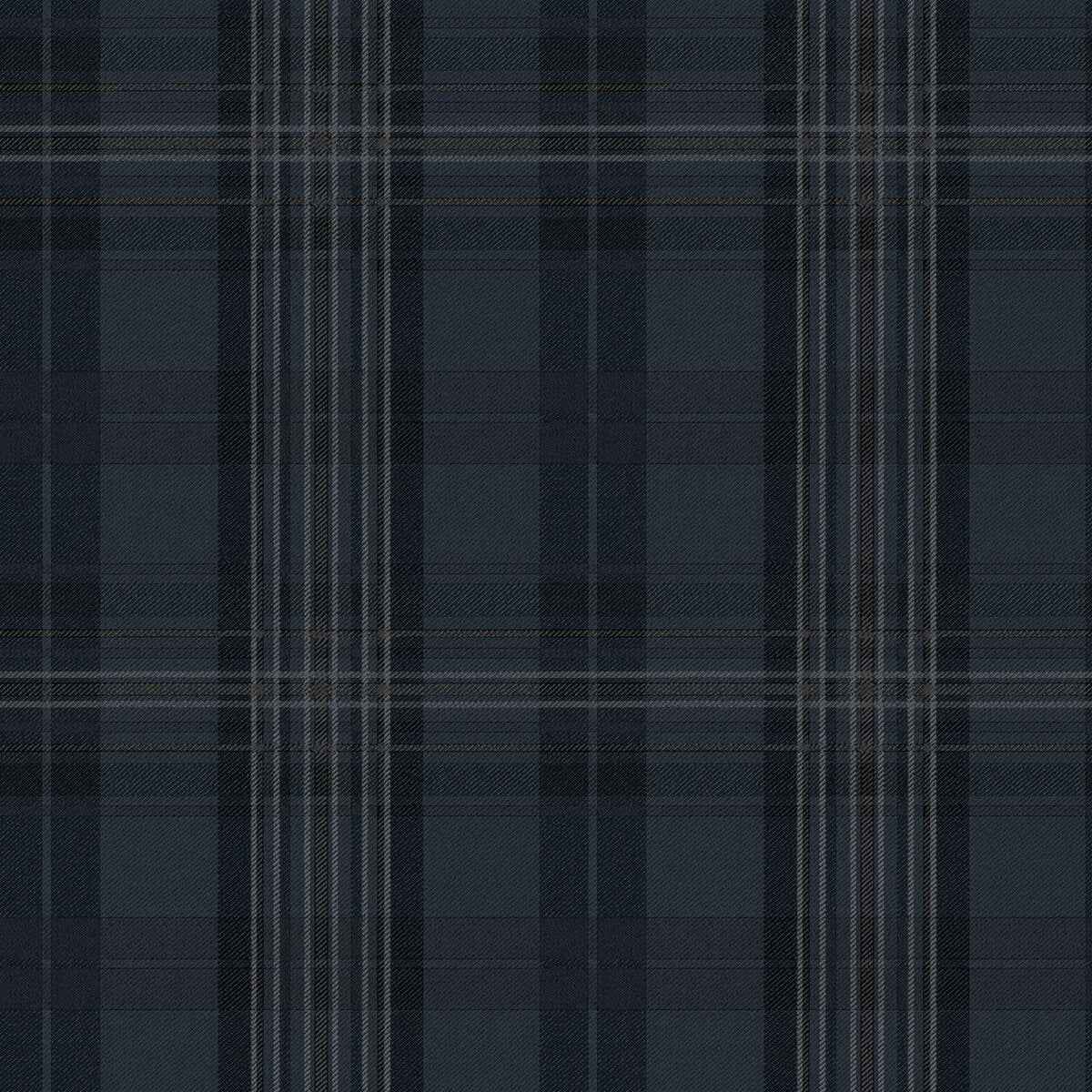 Austin Navy Plaid Wallpaper - York Wallcoverings - 3123-330213 - York Wallcoverings Wallpaper
