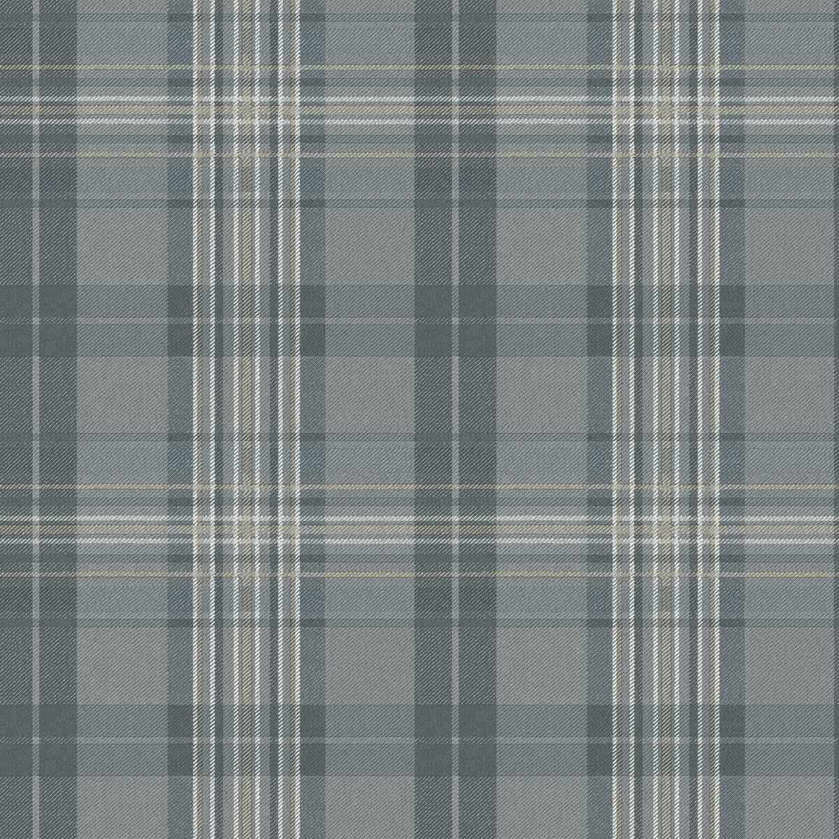 Austin Slate Plaid Wallpaper - York Wallcoverings - 3123-330214 - York Wallcoverings Wallpaper