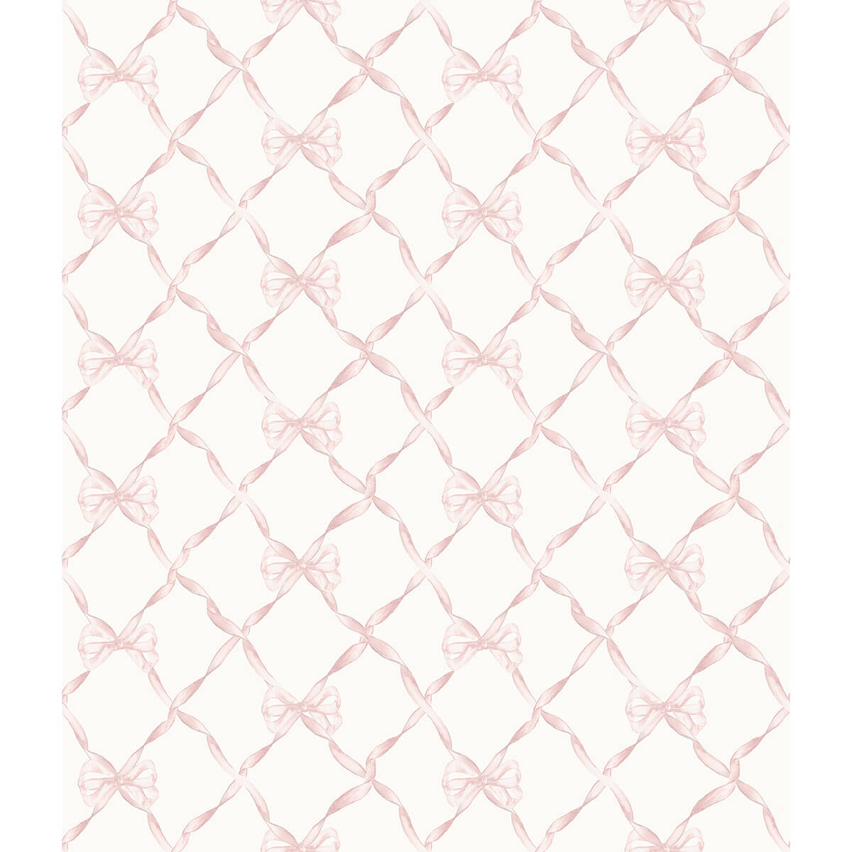 baby-bow-faded-primrose-ribbon-trellis-wallpaper-york-wallcoverings-ast4114 - York Wallcoverings Papel pintado