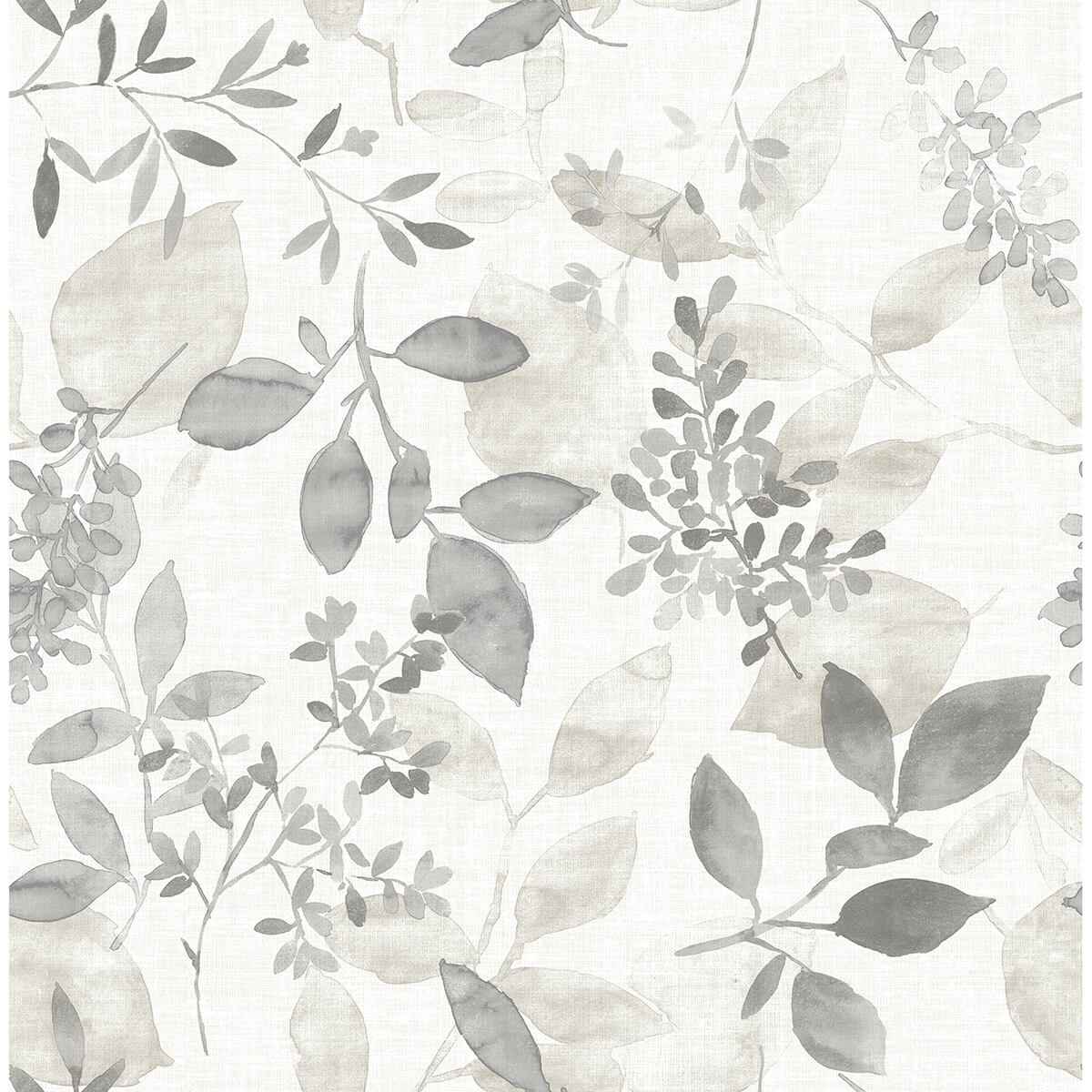Grey Breezy Peel and Stick Wallpaper - York Wallcoverings - NUS3144 - York Wallcoverings Wallpaper