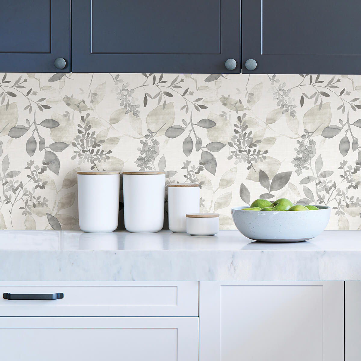 grey-breezy-peel-and-stick-wallpaper-york-wallcoverings-nus3144 - York Wallcoverings Wallpaper