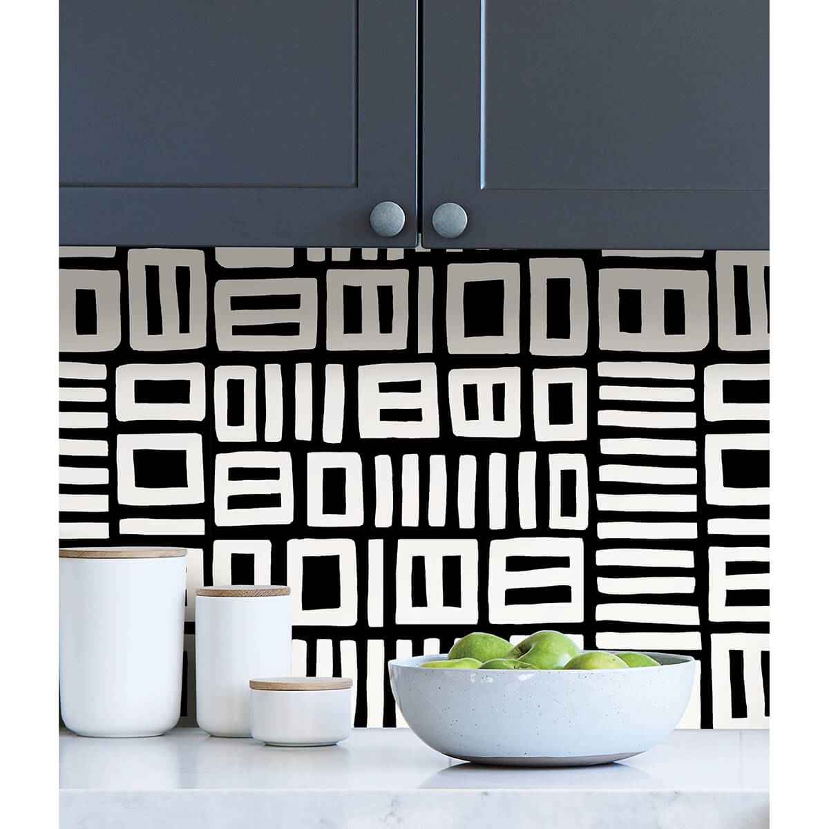 Black Traverse Peel & Stick Wallpaper - York Wallcoverings - BPS4058 - York Wallcoverings Wallpaper