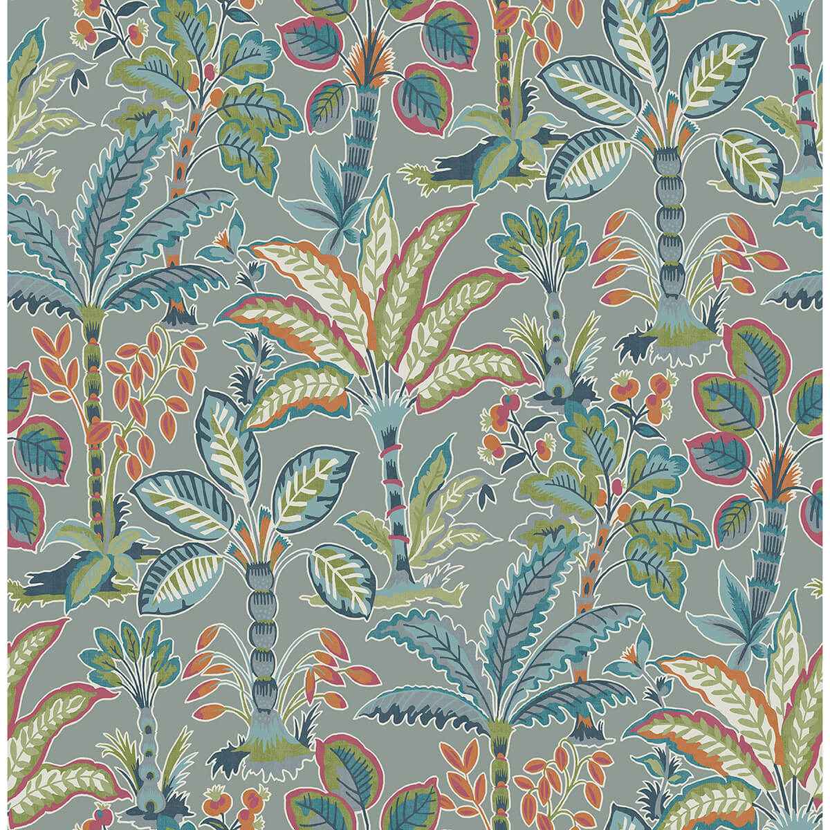 Grey Kapok Peel & Stick Wallpaper - York Wallcoverings - NUS4003 - York Wallcoverings Wallpaper