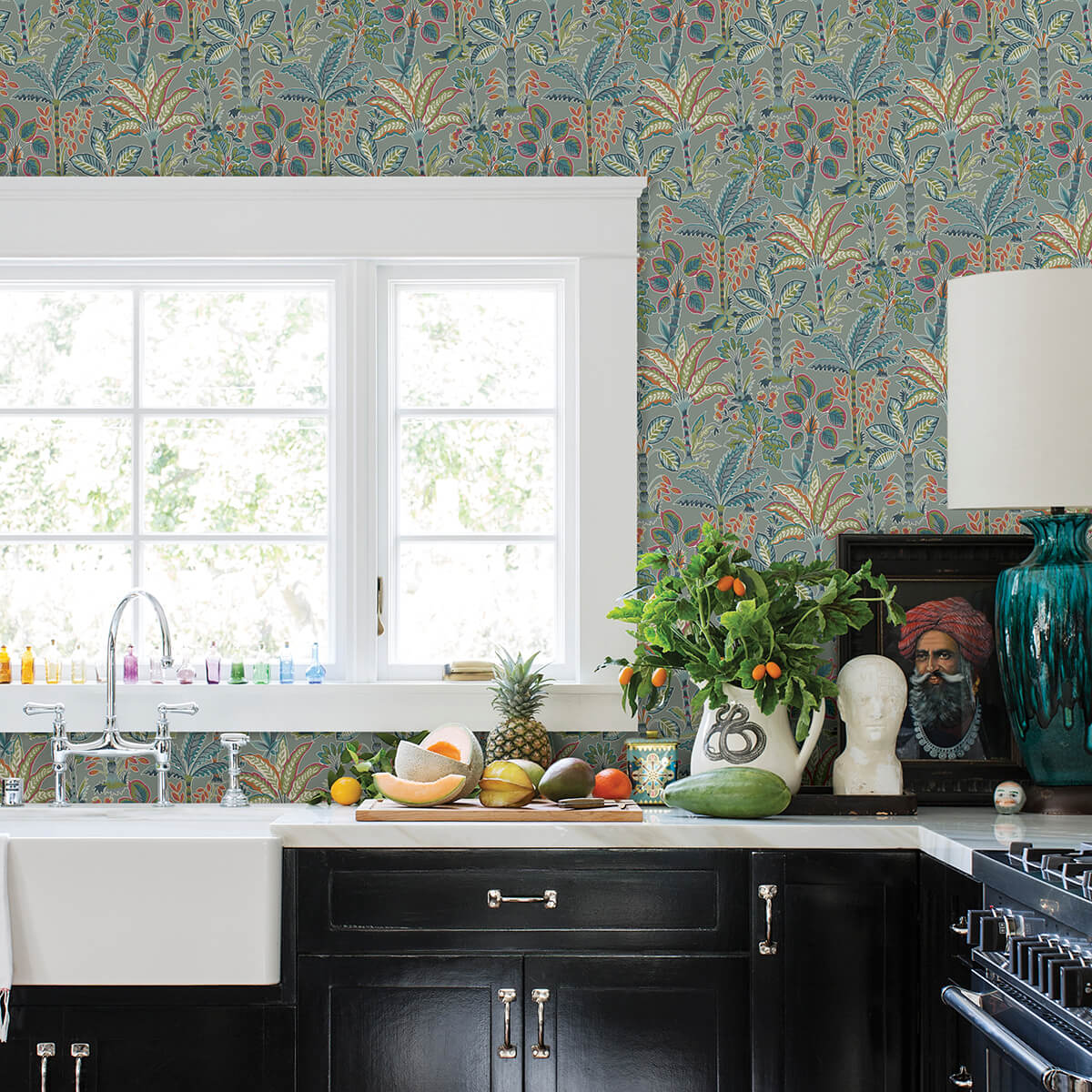 Grey Kapok Peel & Stick Wallpaper - York Wallcoverings - NUS4003 - York Wallcoverings Wallpaper
